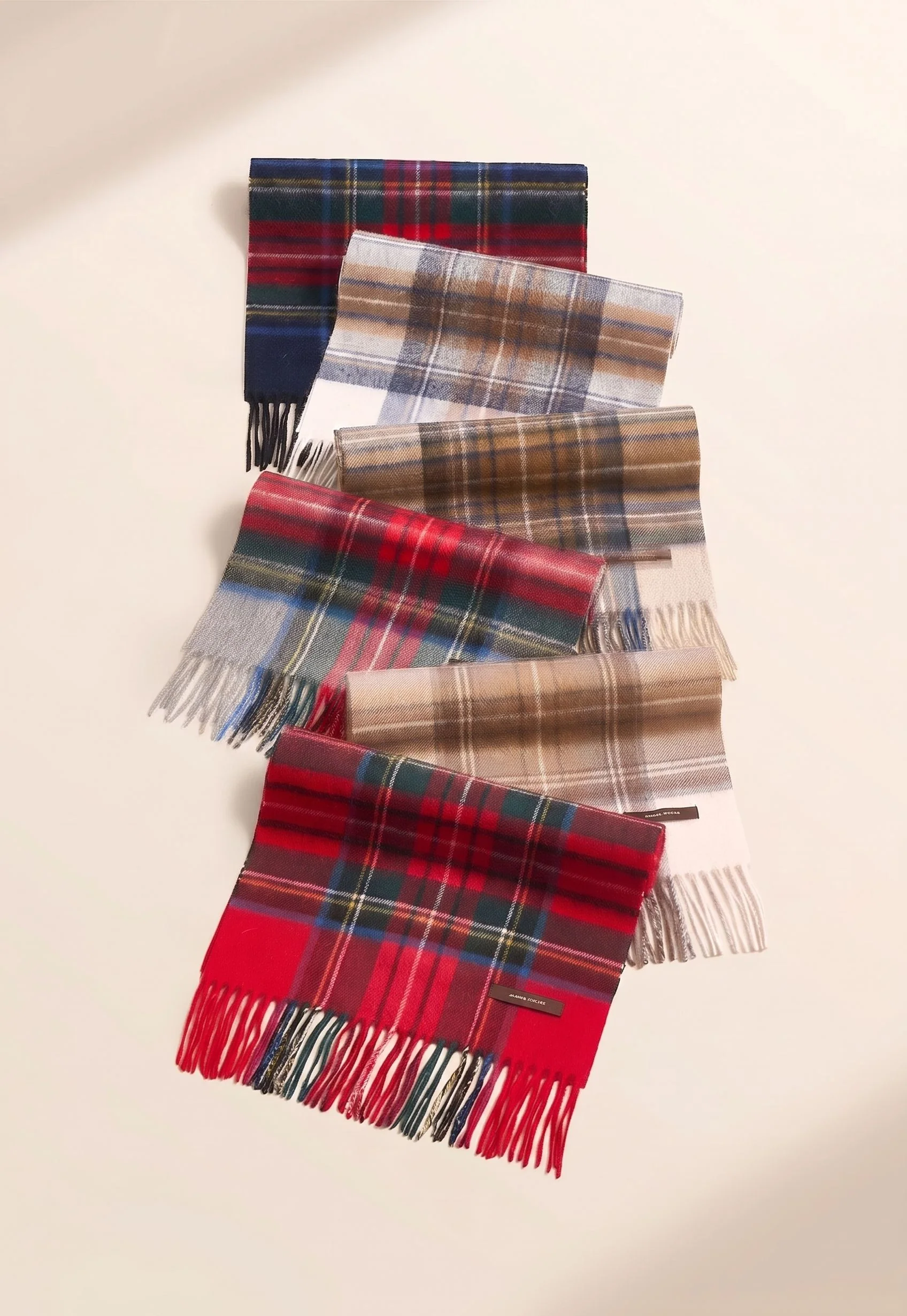 Plaid Fringe Scarf - Image 5