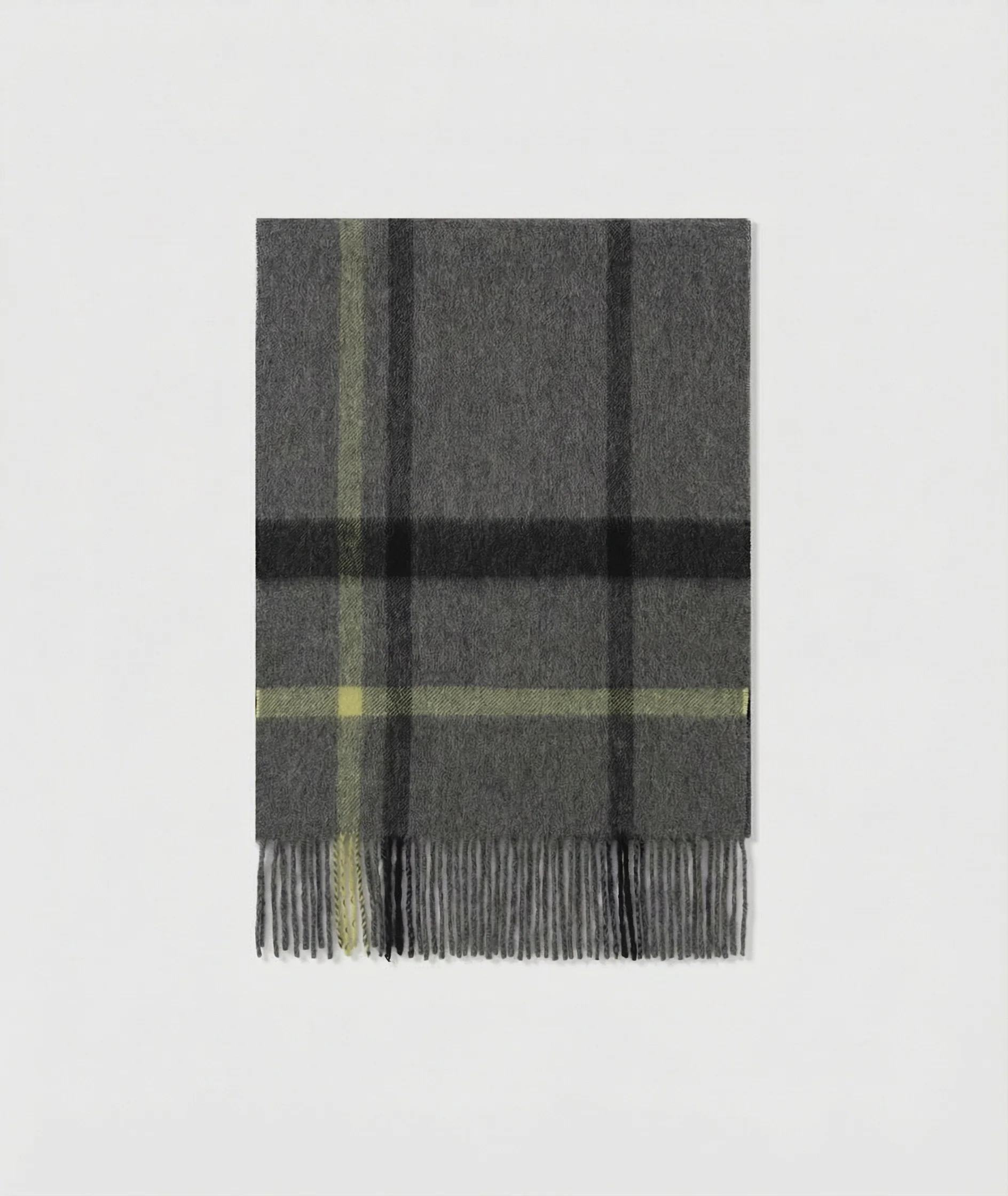 Plaid Fringe Scarf - Image 6