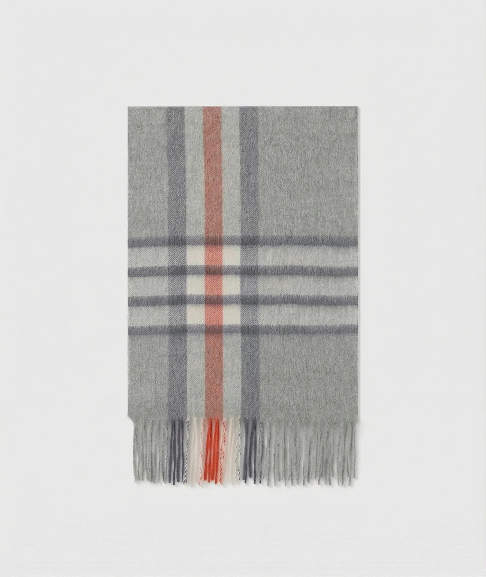 Plaid Fringe Scarf - Image 4