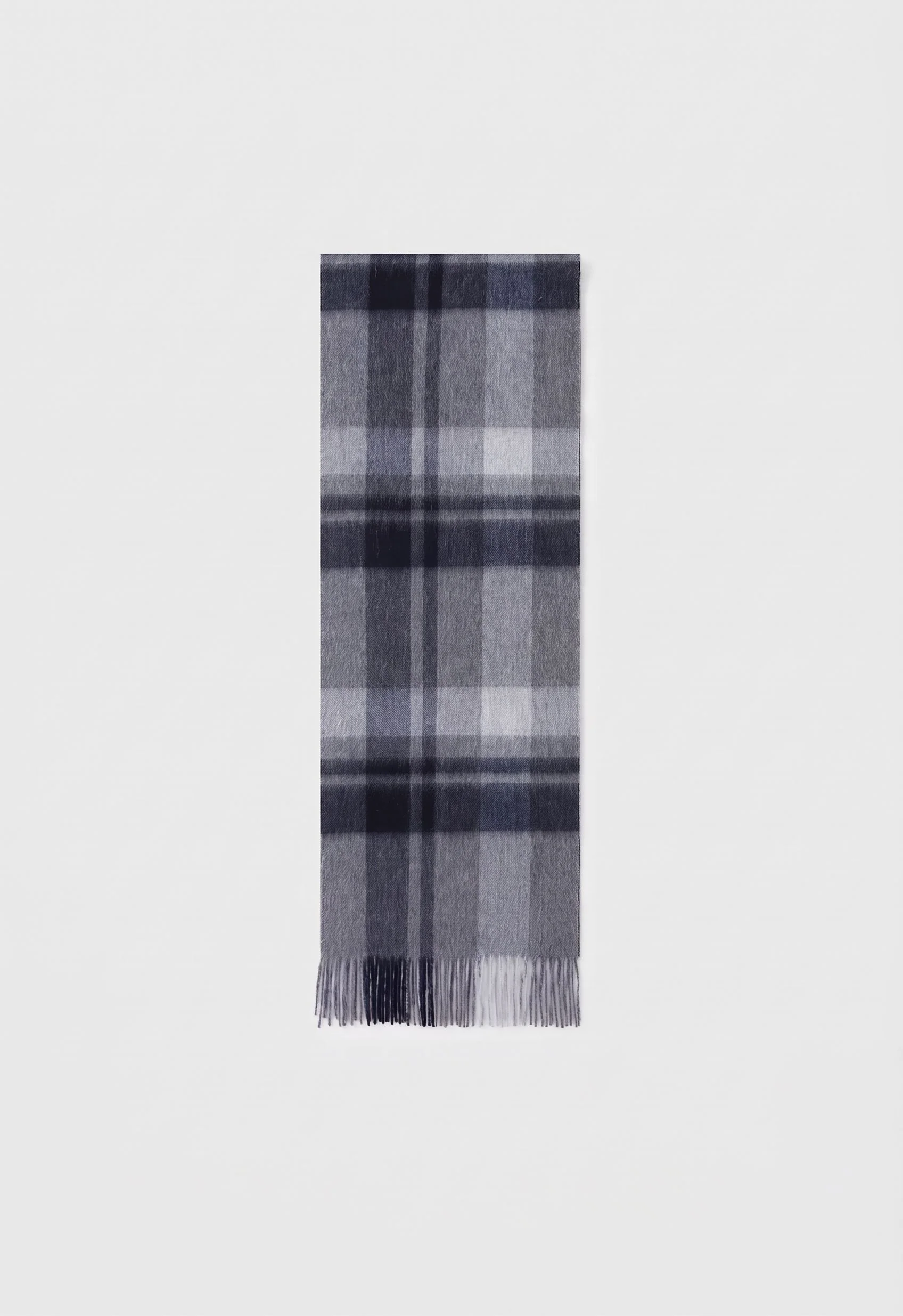 Plaid Fringe Scarf - Image 5