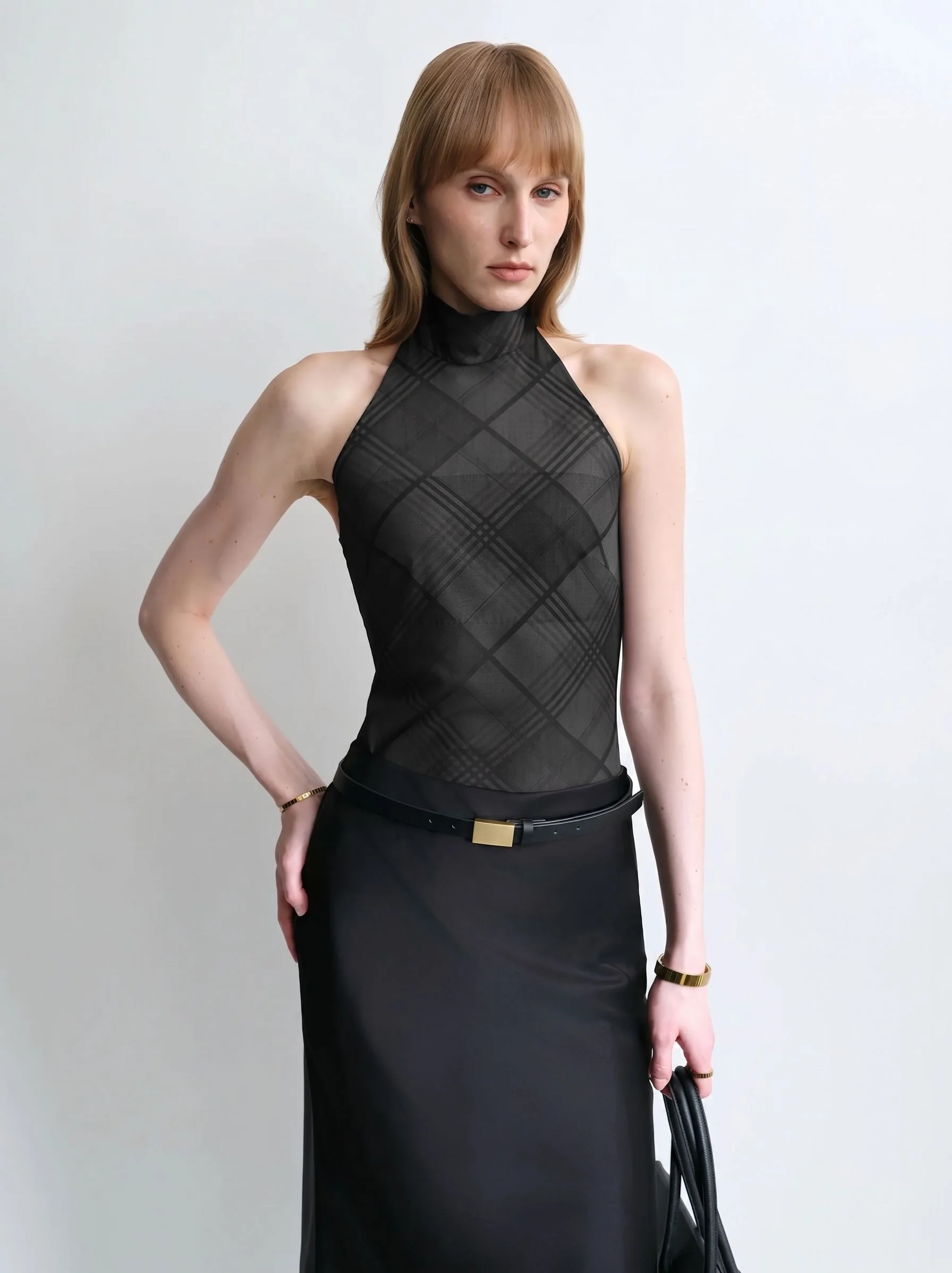 Plaid Halter Top - Image 3