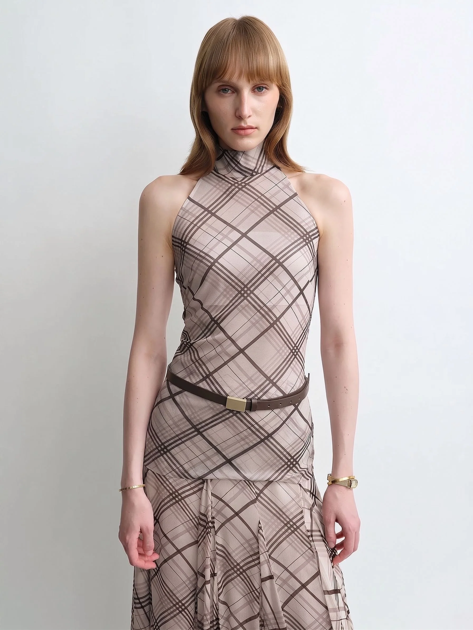 Plaid Halter Top - Image 6