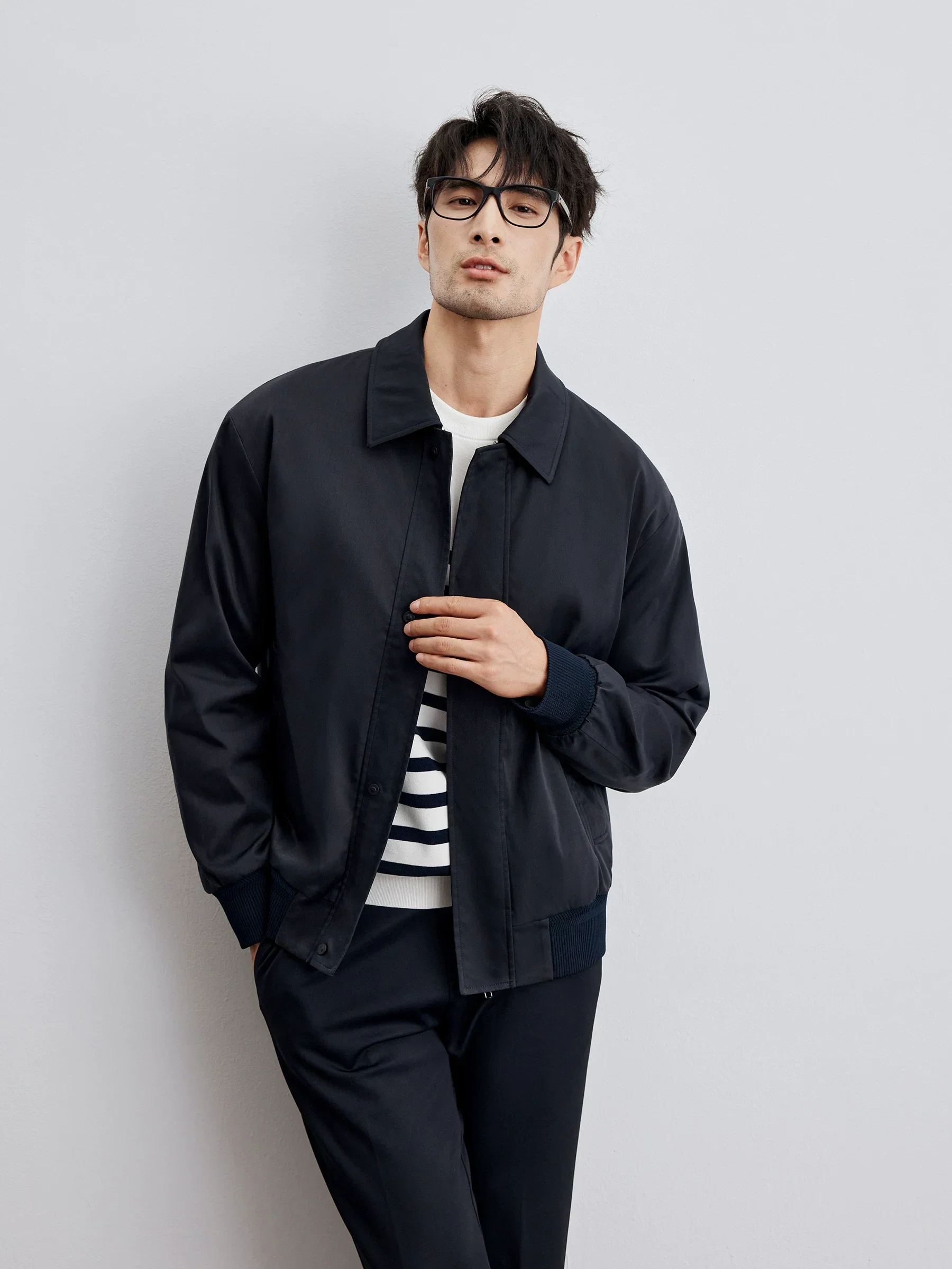 Plaid-Lined Harrington Jacket - Image 2