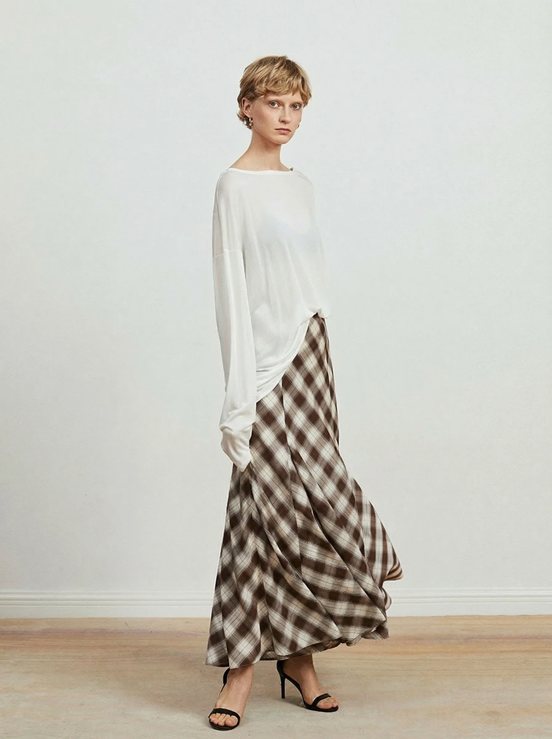 Plaid Maxi Skirt - Image 2