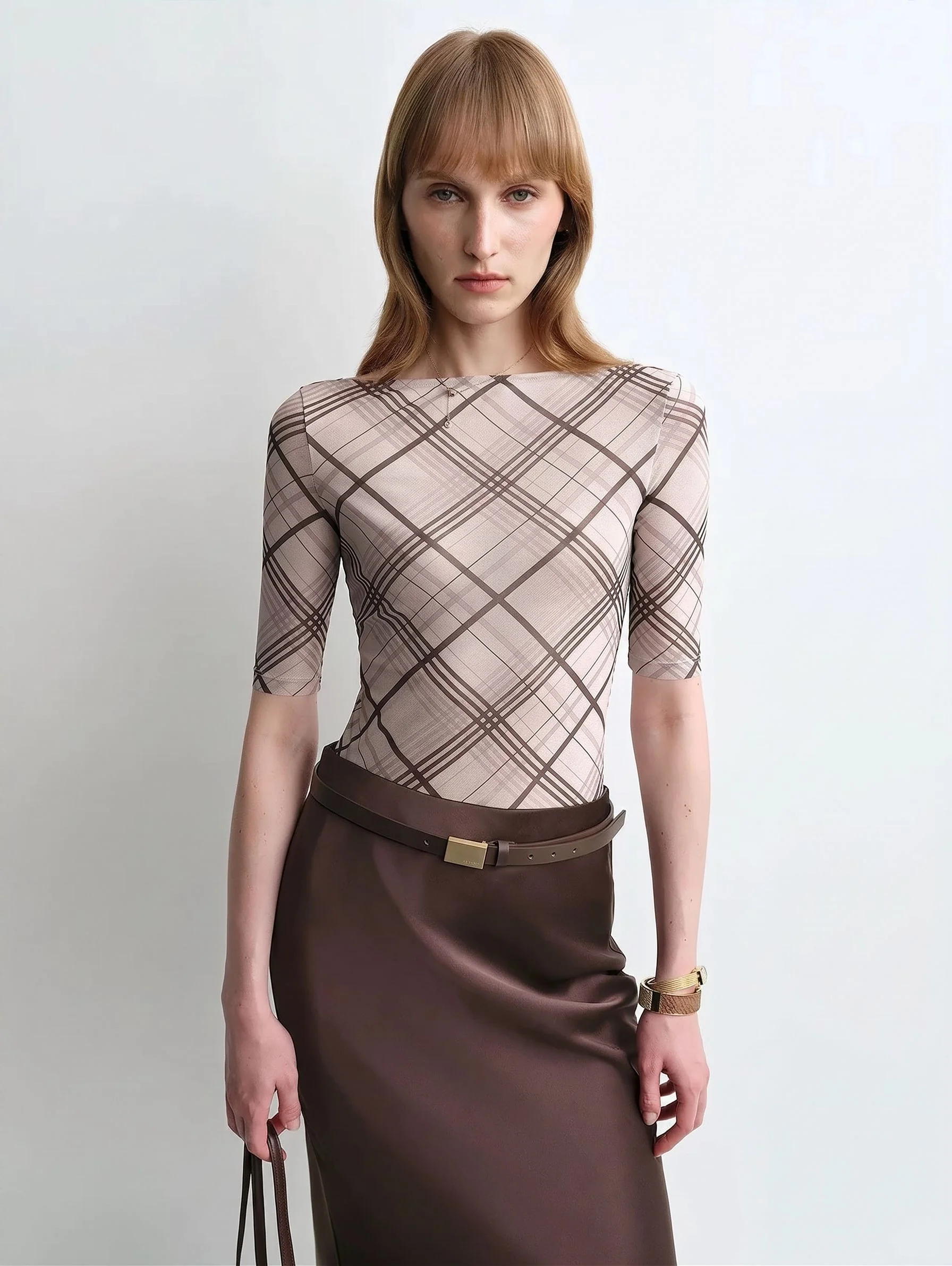 Plaid Mesh Tank - Image 8