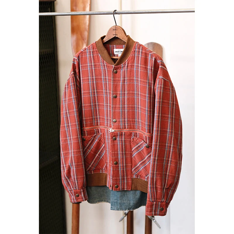 Plaid Tailored Jacket - Image 3