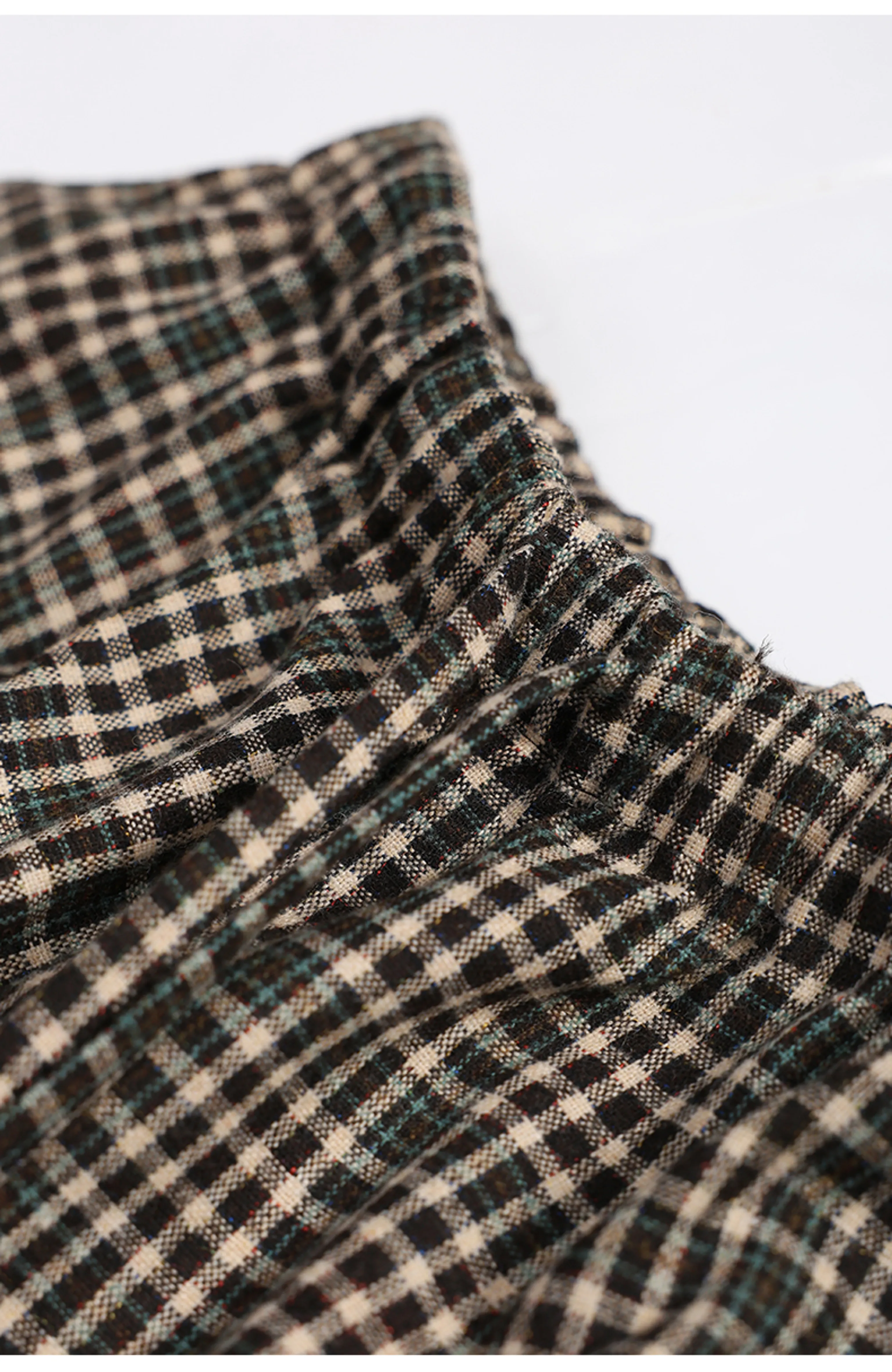 Plaid Wool-Blend Wide-Leg Pants - Image 4