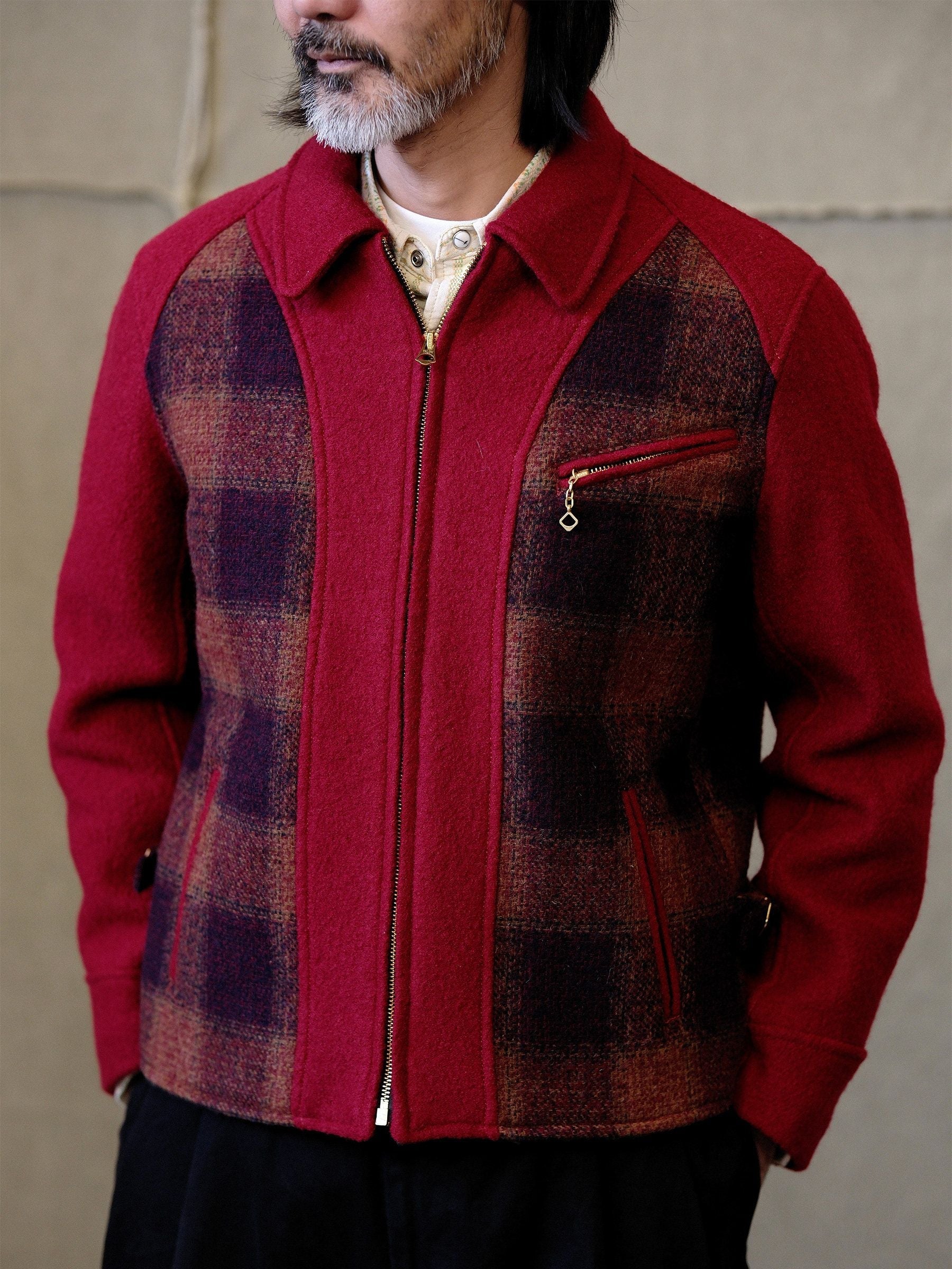 Plaid Zip Jacket