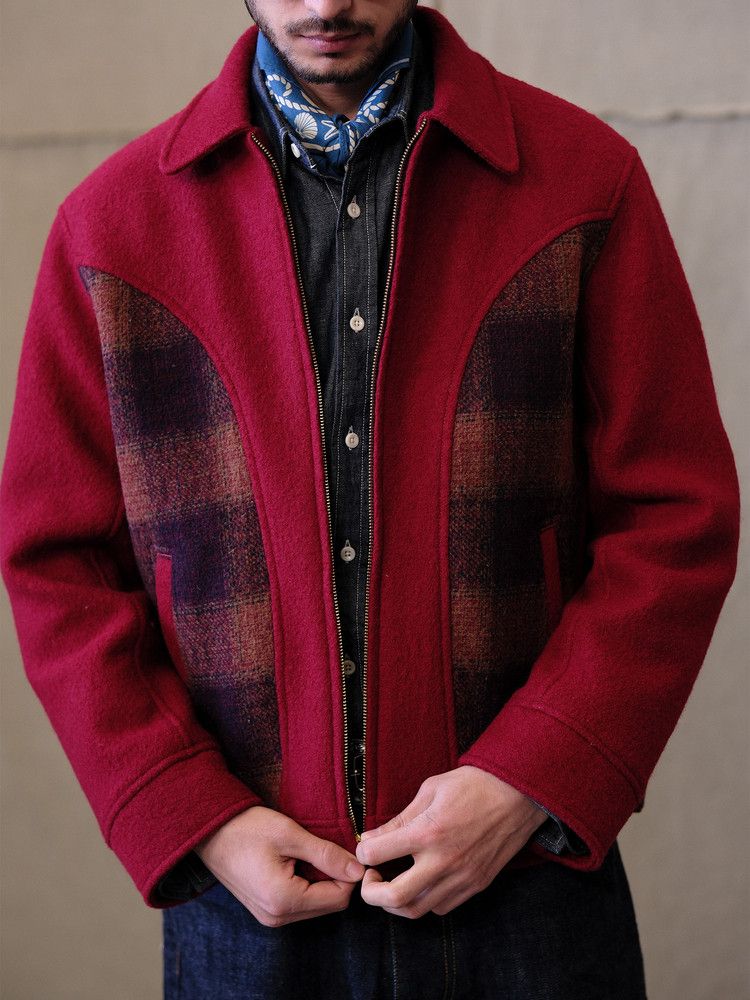 Plaid Zip Jacket - Image 3