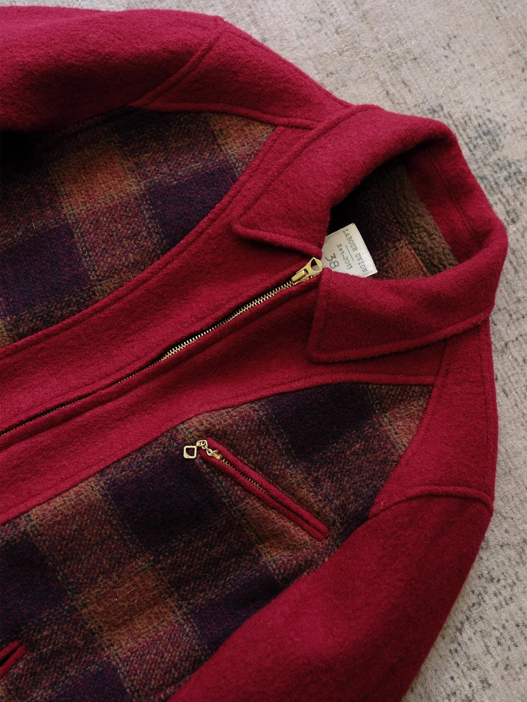 Plaid Zip Jacket - Image 5