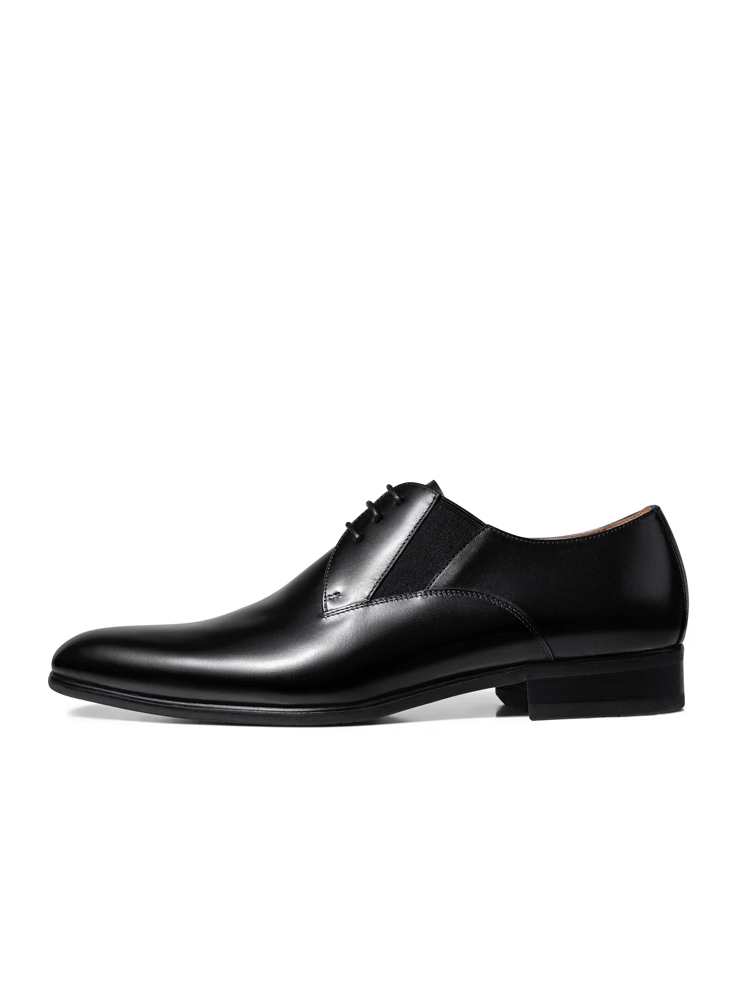 Plain-Toe Calf Leather Derby - Image 2