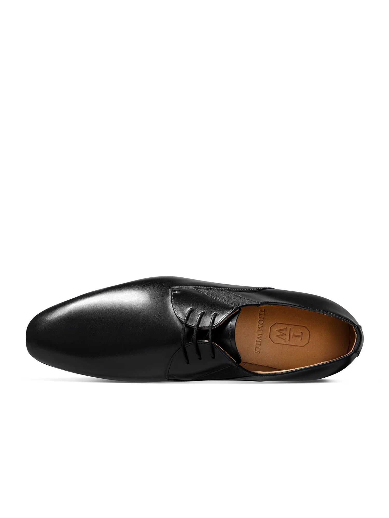 Plain-Toe Calf Leather Derby - Image 3