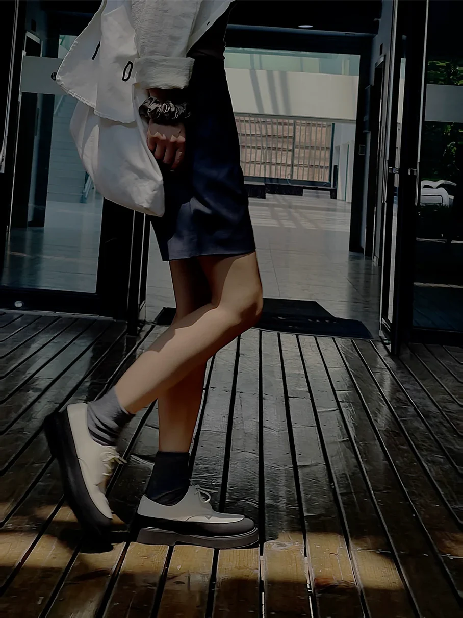 Platform Leather Derby - Image 6