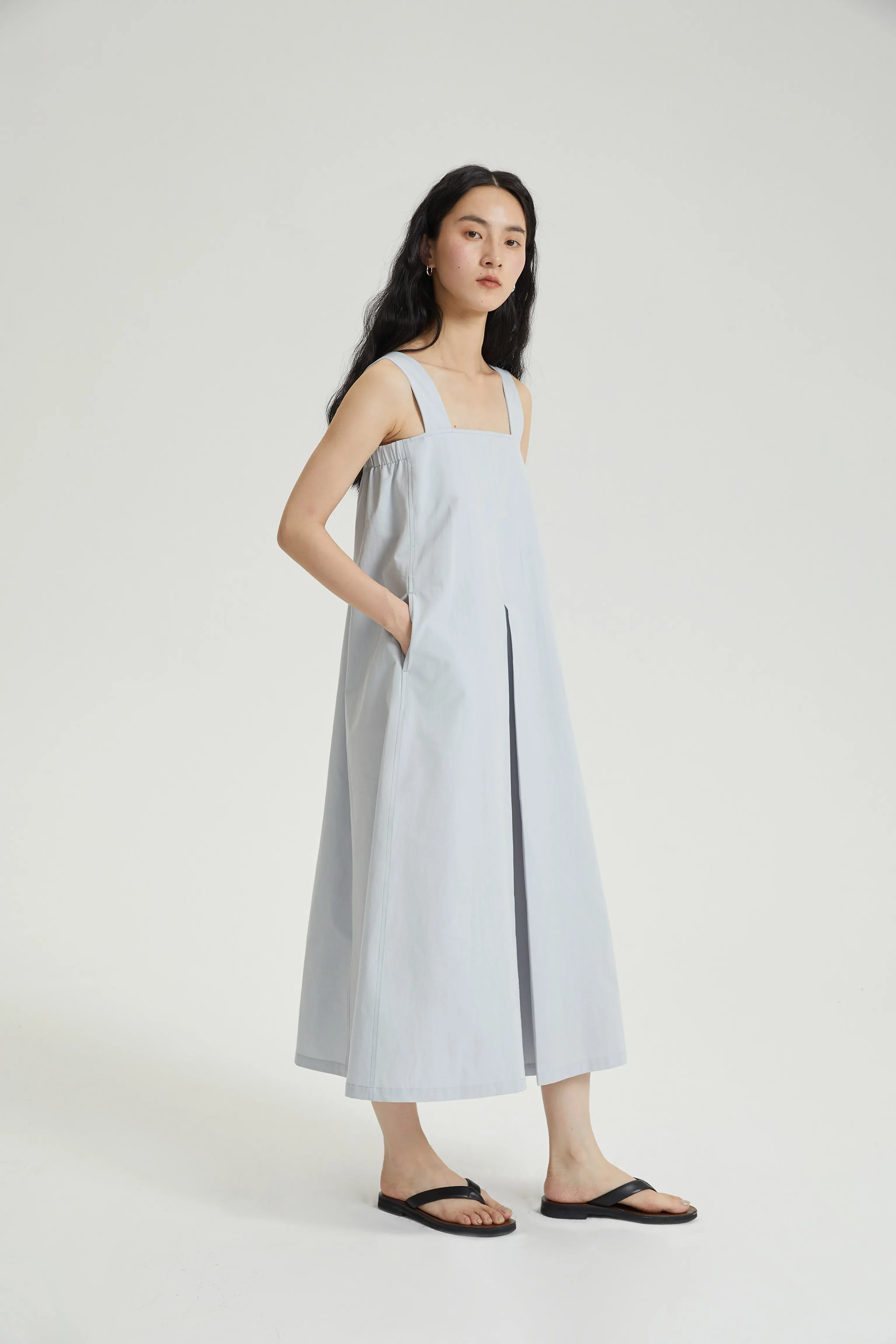 Pleat Front Midi Dress - Image 5