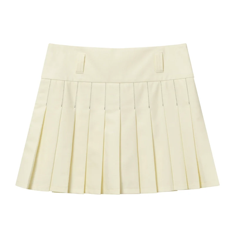 Pleated A-Line Skirt - Image 8