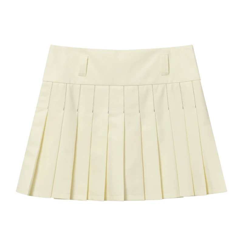 Pleated A-Line Skirt - Image 10