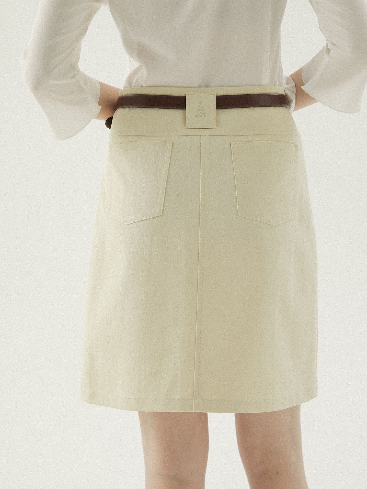 Pleated A-Line Skirt - Image 3