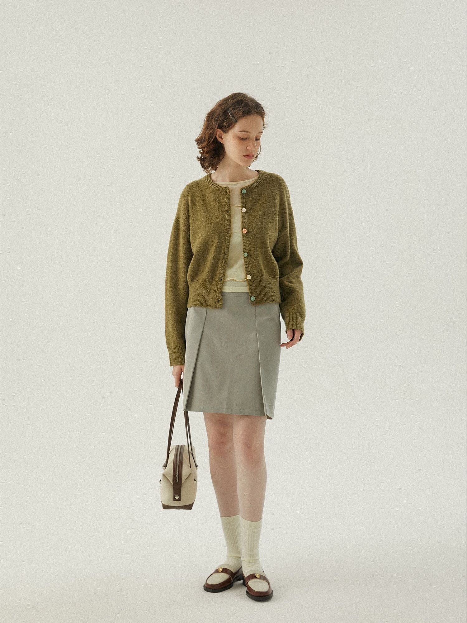Pleated A-Line Skirt - Image 5
