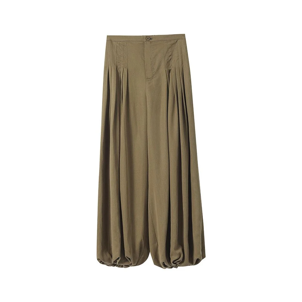 Pleated Balloon Pants - Image 6