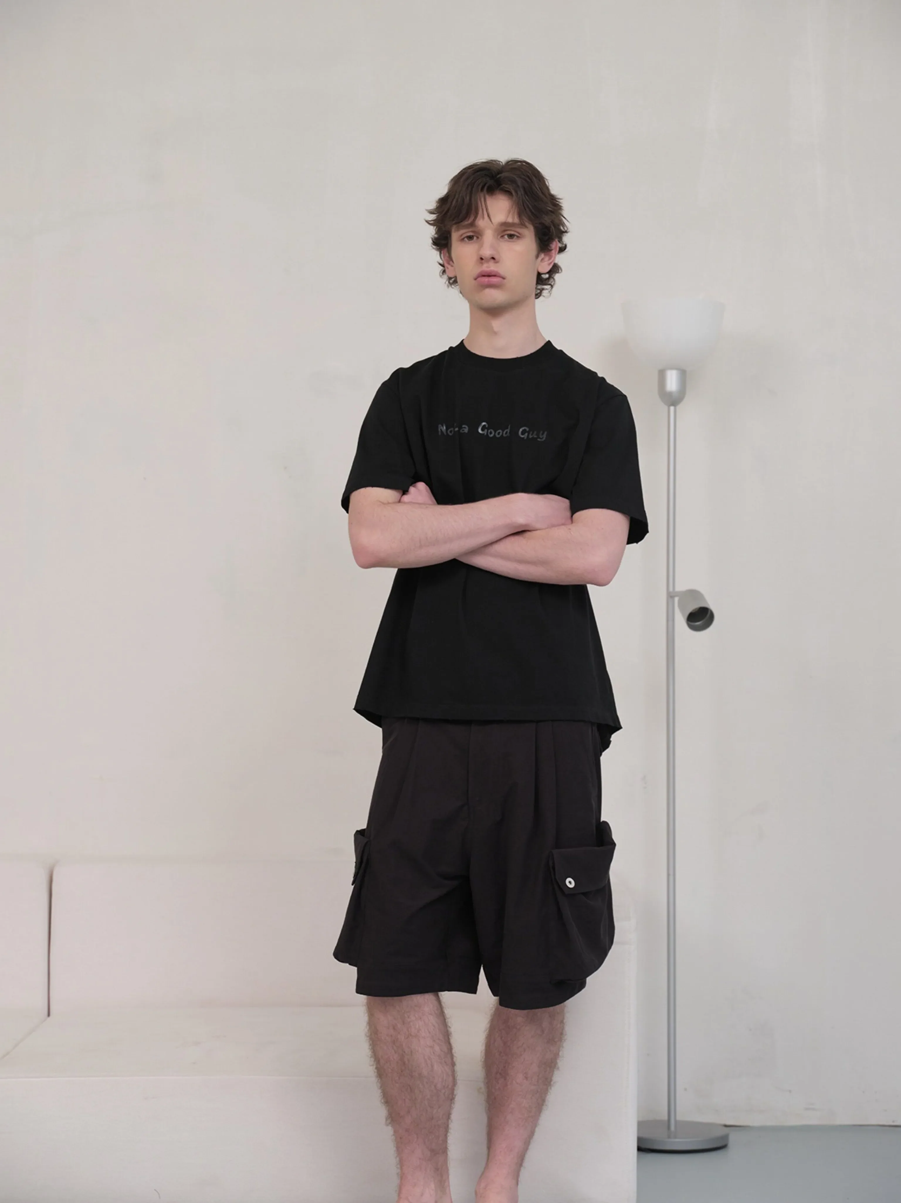 Pleated Cargo Shorts - Image 3