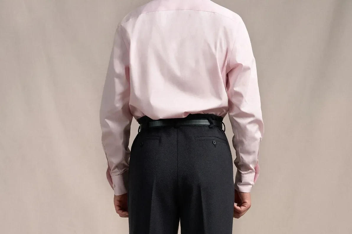 Pleated Cuffed Trousers - Image 2