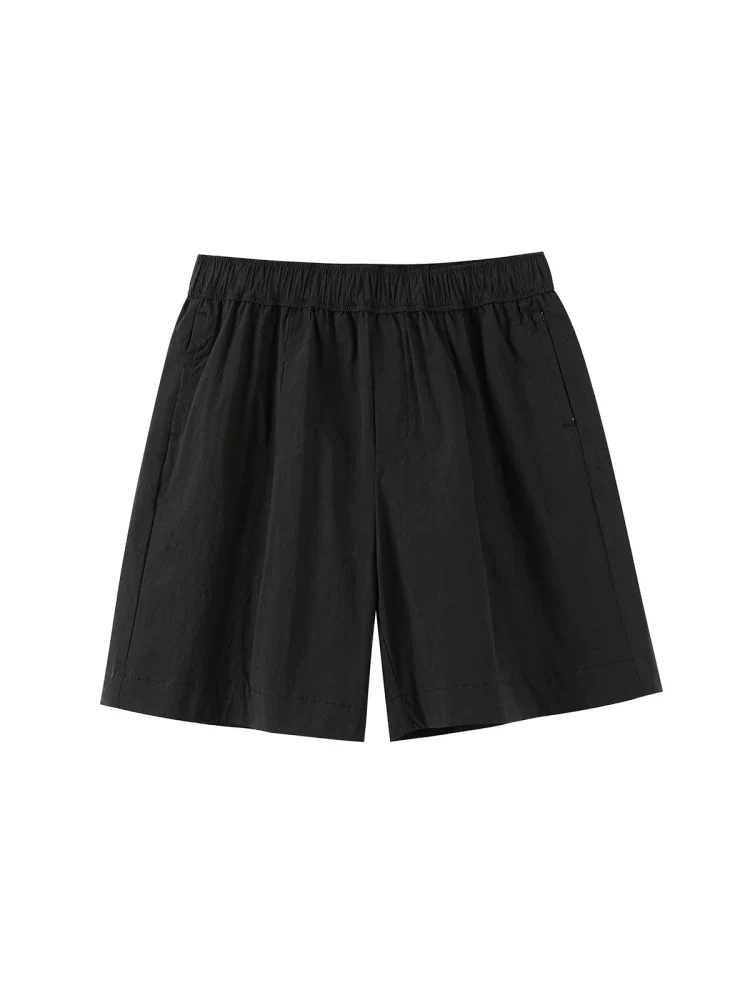 Pleated Drawstring Shorts - Image 3