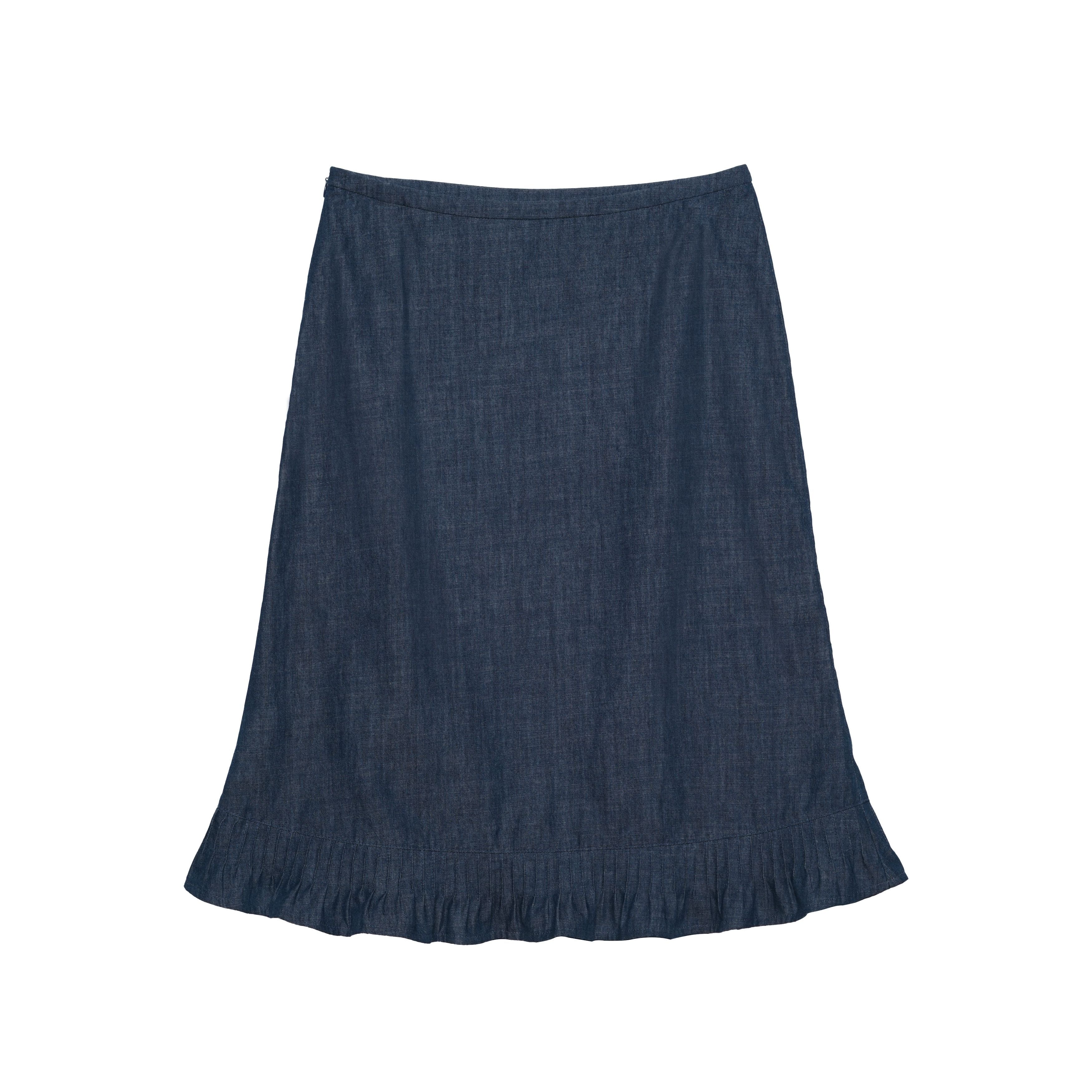 Pleated Fishtail Skirt - Image 6