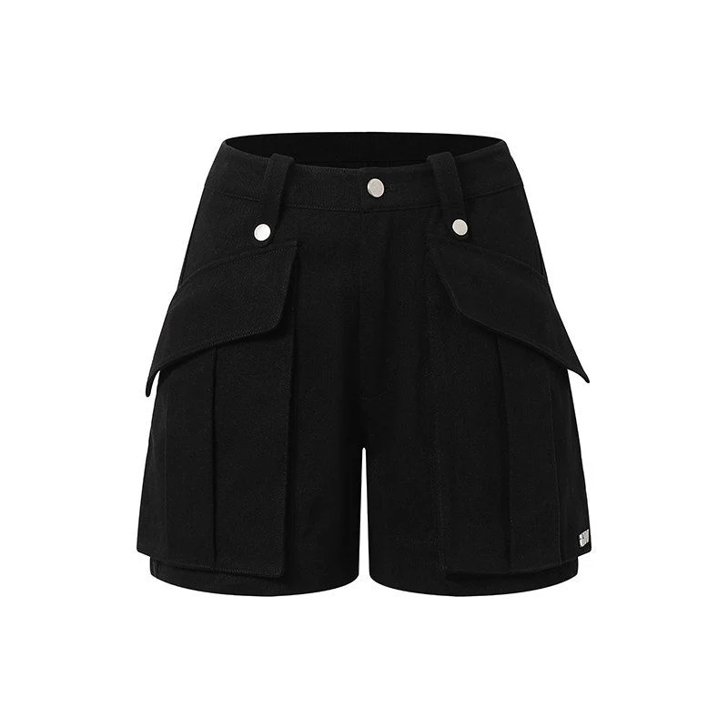 Pleated Flap Shorts - Image 3