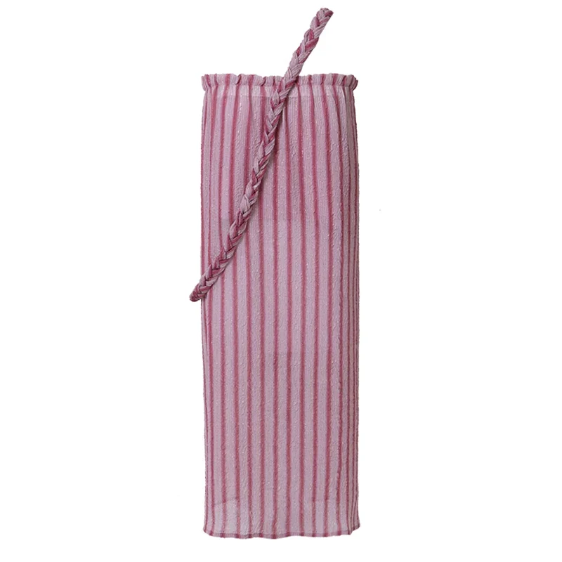 Pleated Gradient Pink Dress - Image 4