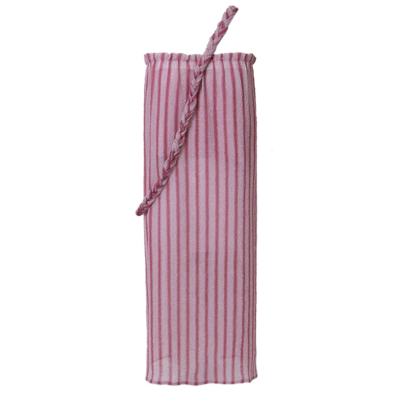 Pleated Gradient Pink Dress - Image 7
