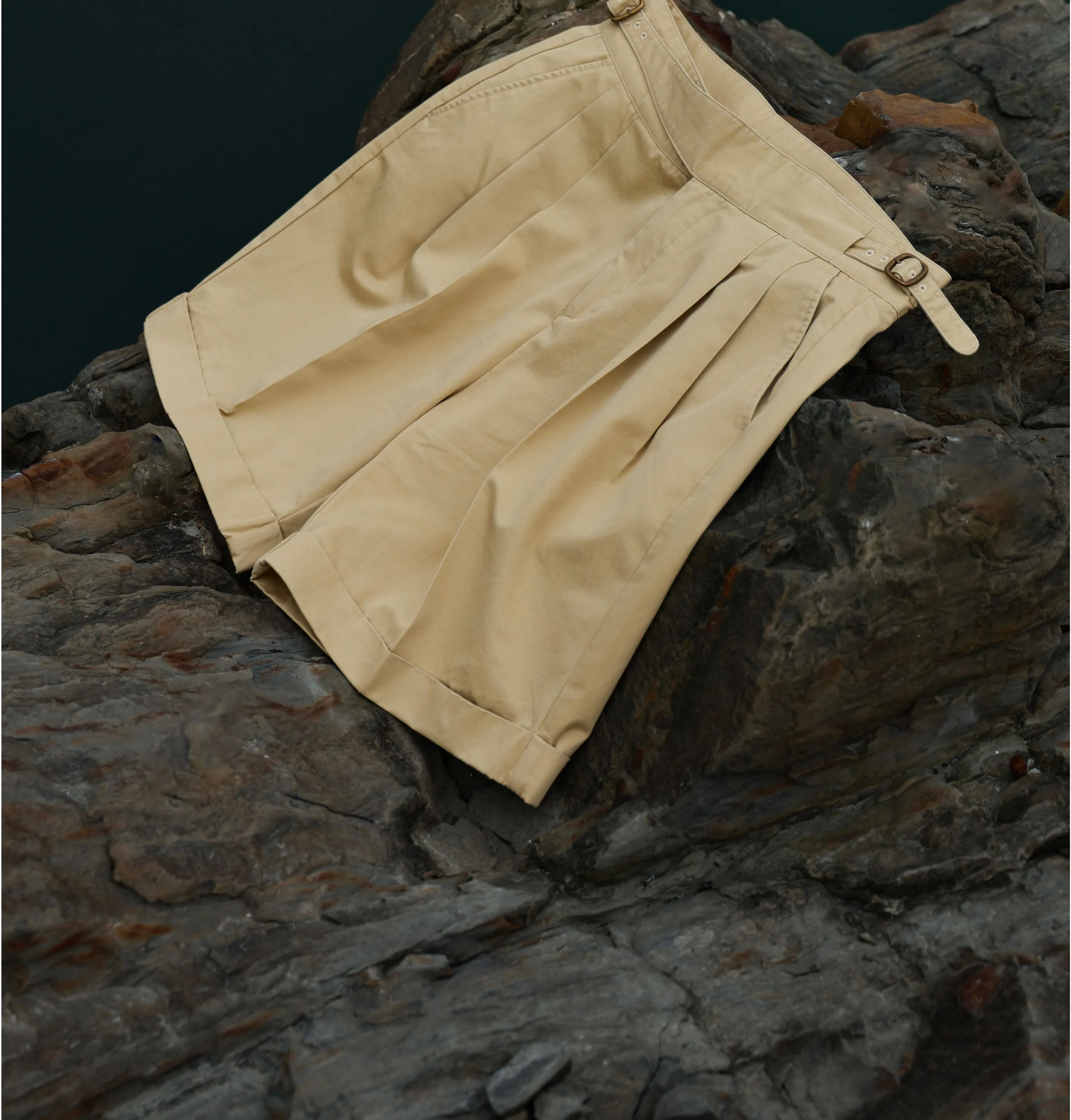 Pleated Gurkha Shorts - Image 5
