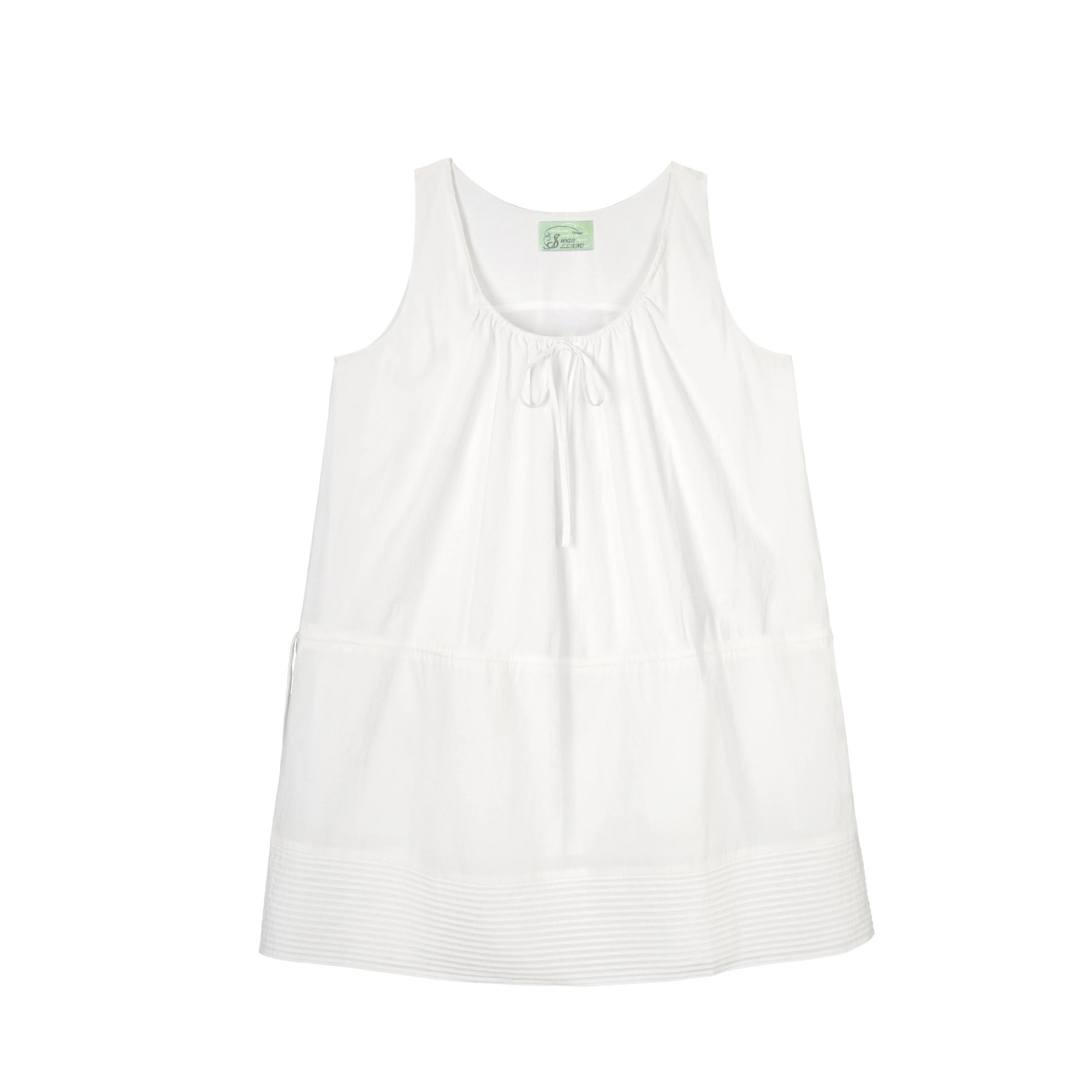 Pleated Hem Mini Dress - Image 6