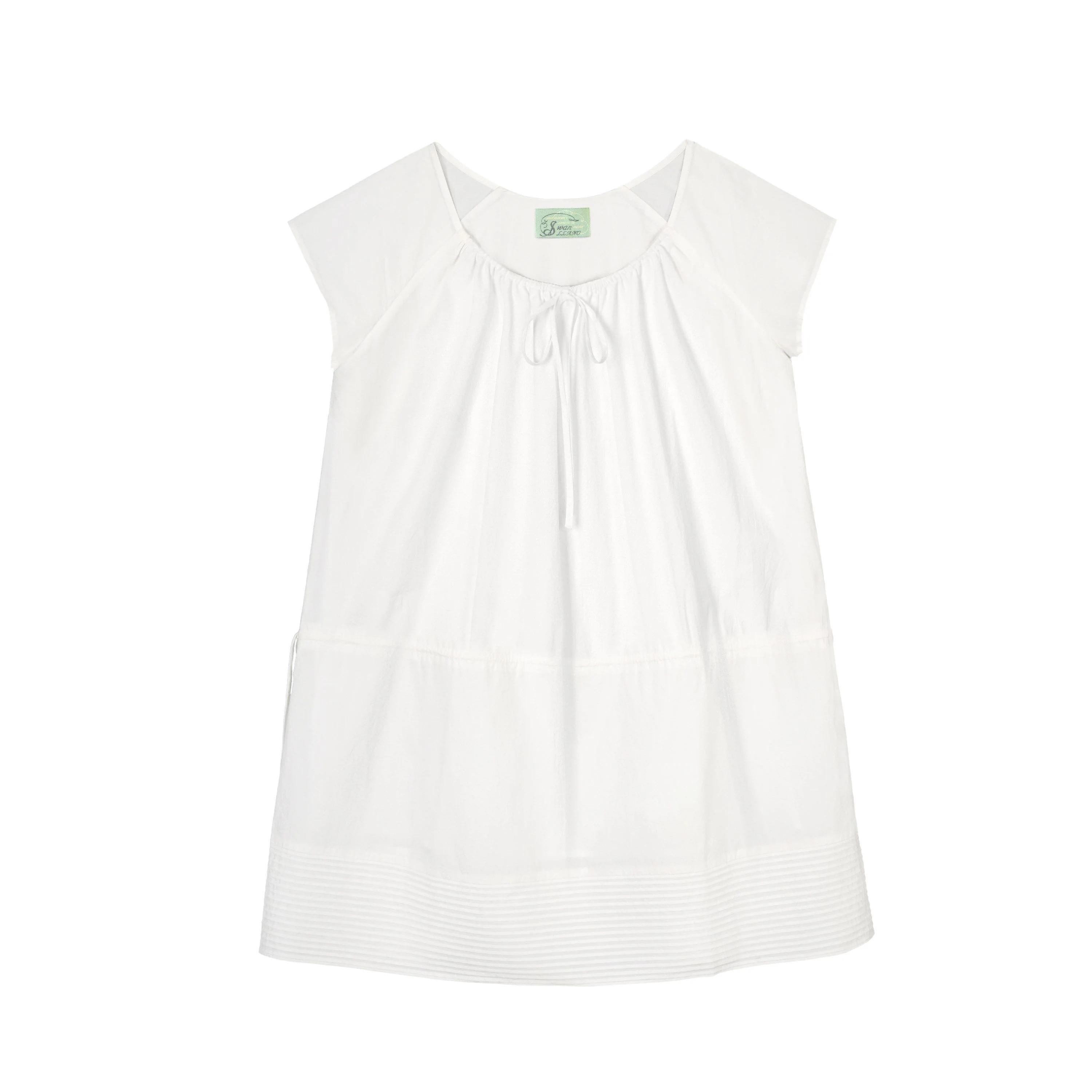 Pleated Hem Mini Dress - Image 7