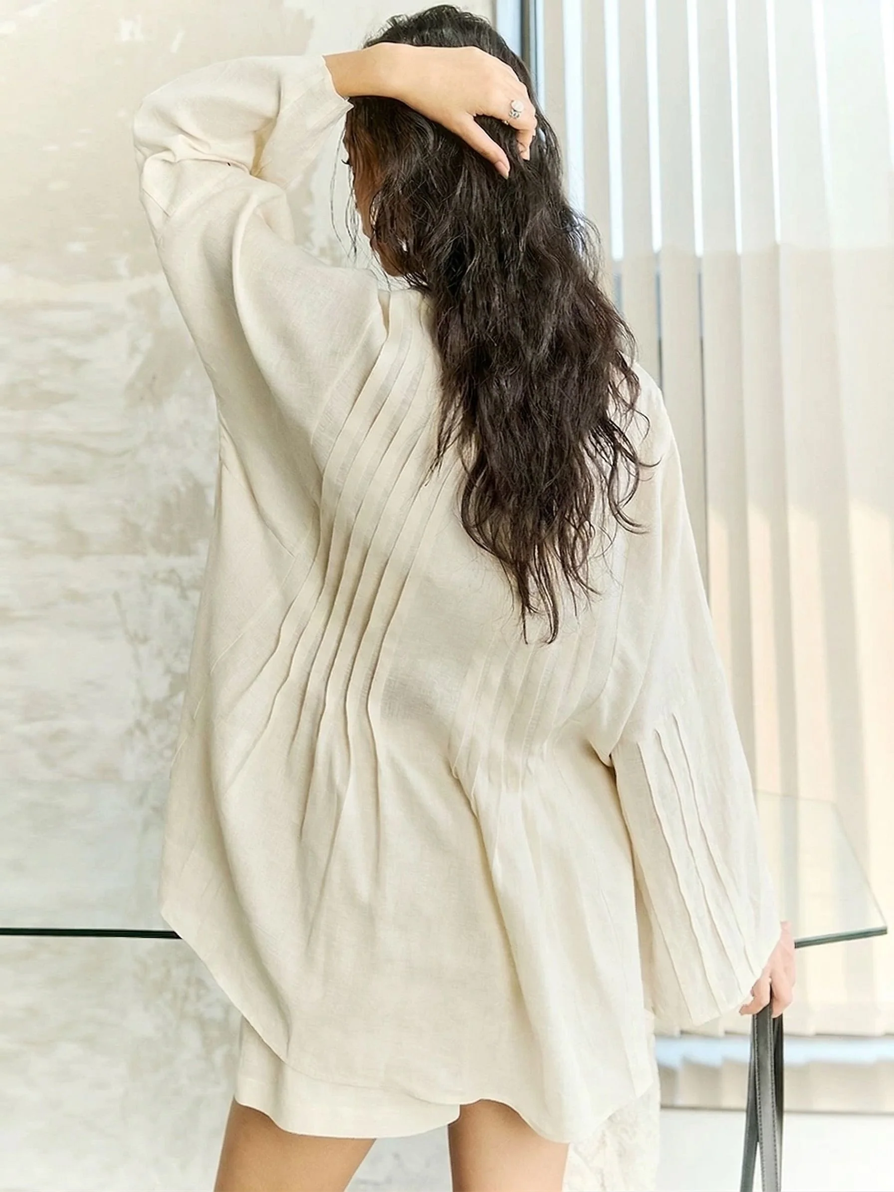 Pleated Linen Set - Image 11