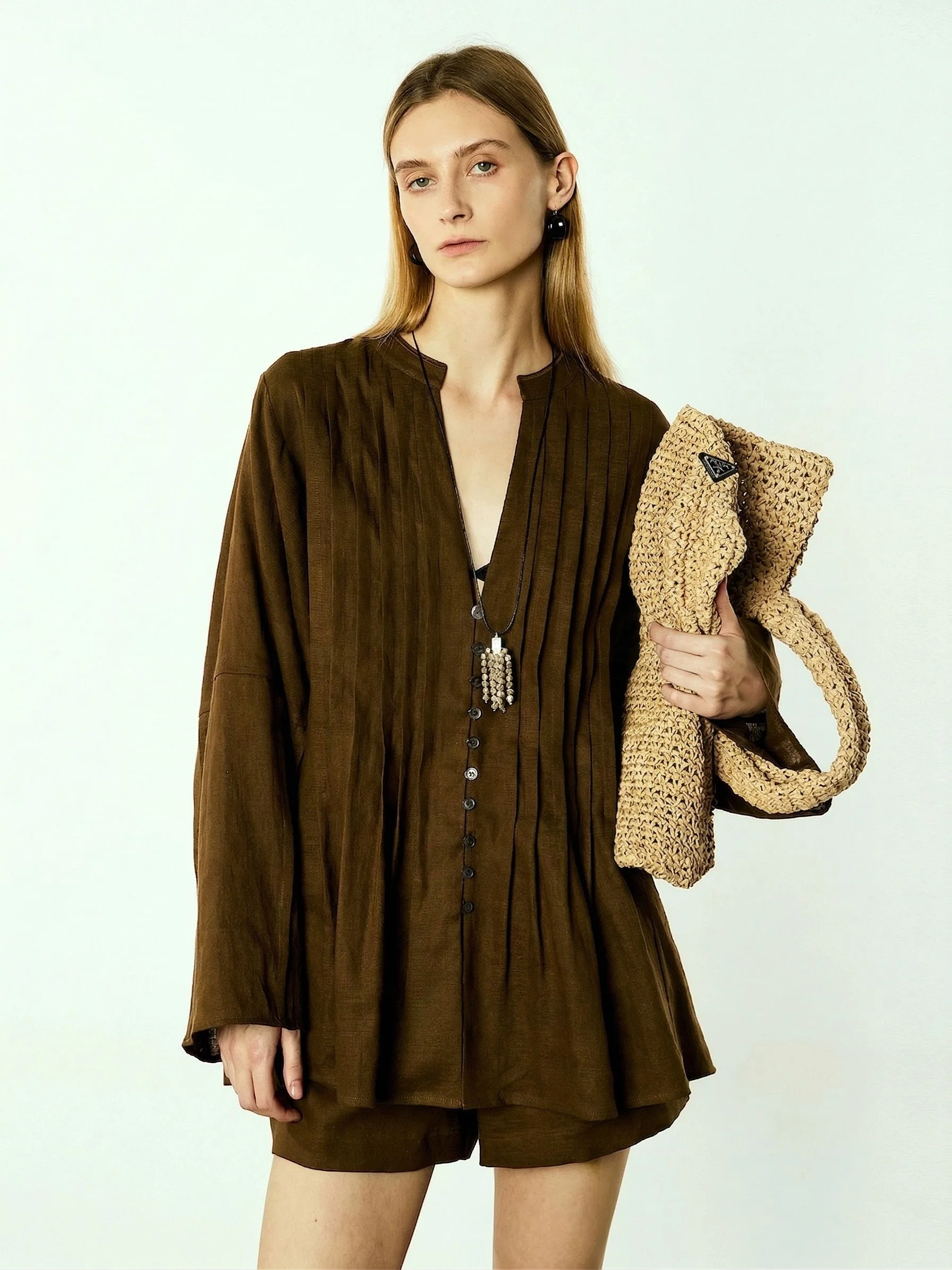 Pleated Linen Set - Image 13