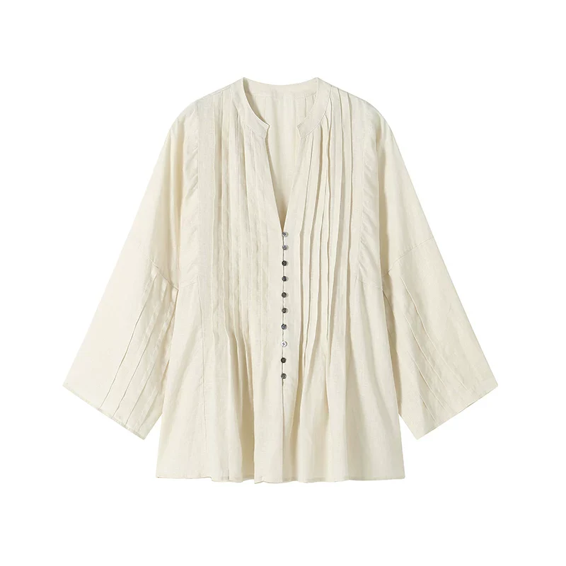 Pleated Linen Set - Image 2