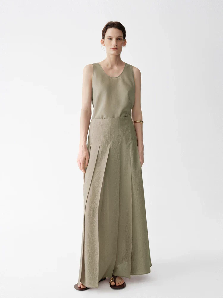 Pleated Maxi Skirt - Image 2