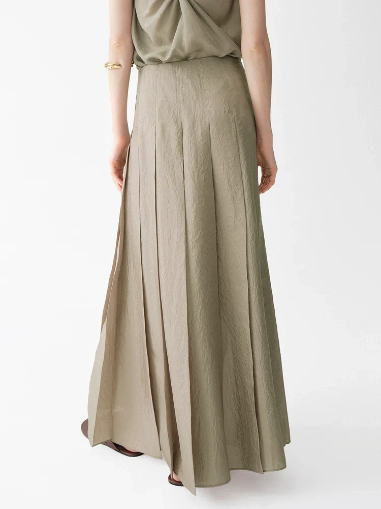 Pleated Maxi Skirt - Image 3