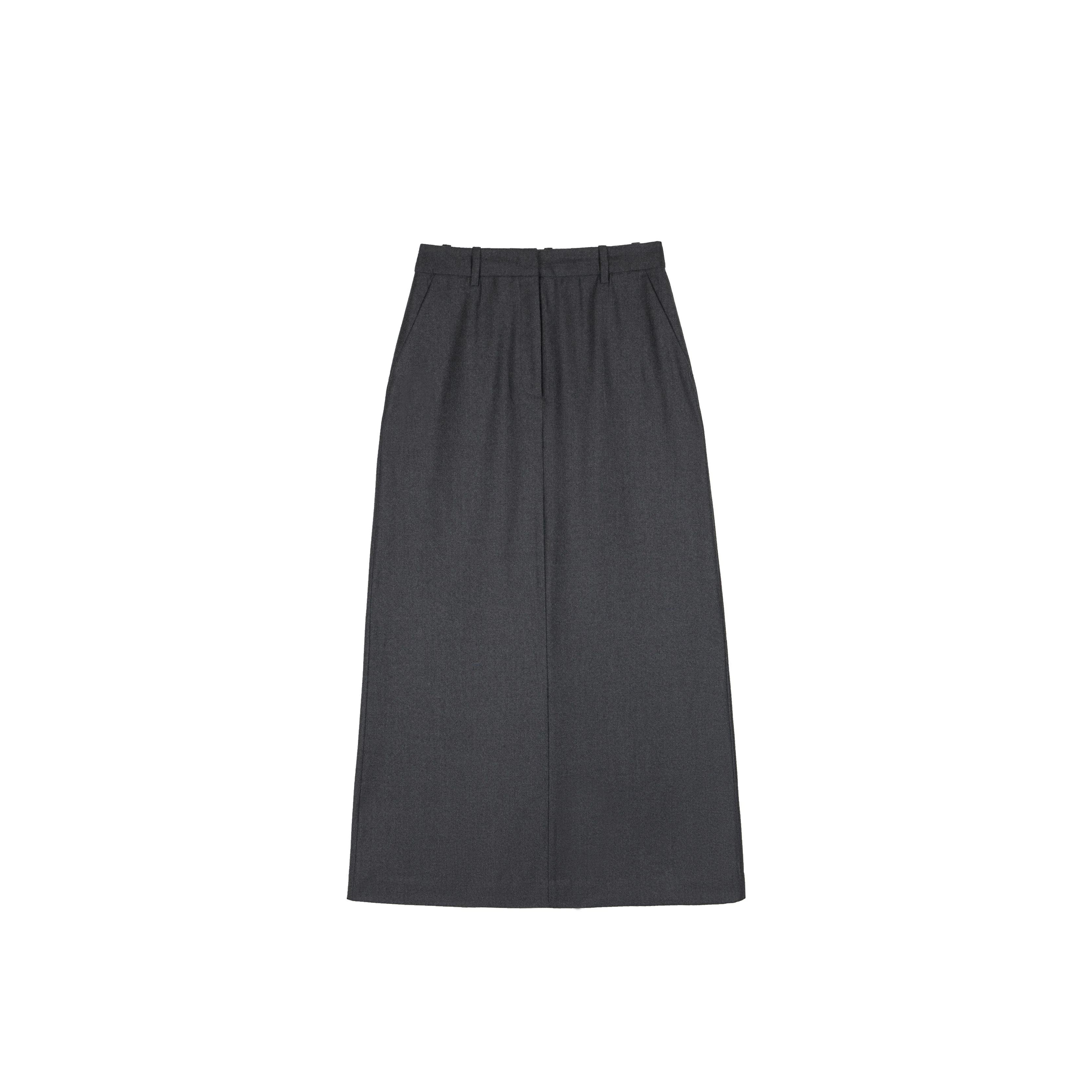 Pleated Merino Wide-Leg Trousers - Image 4