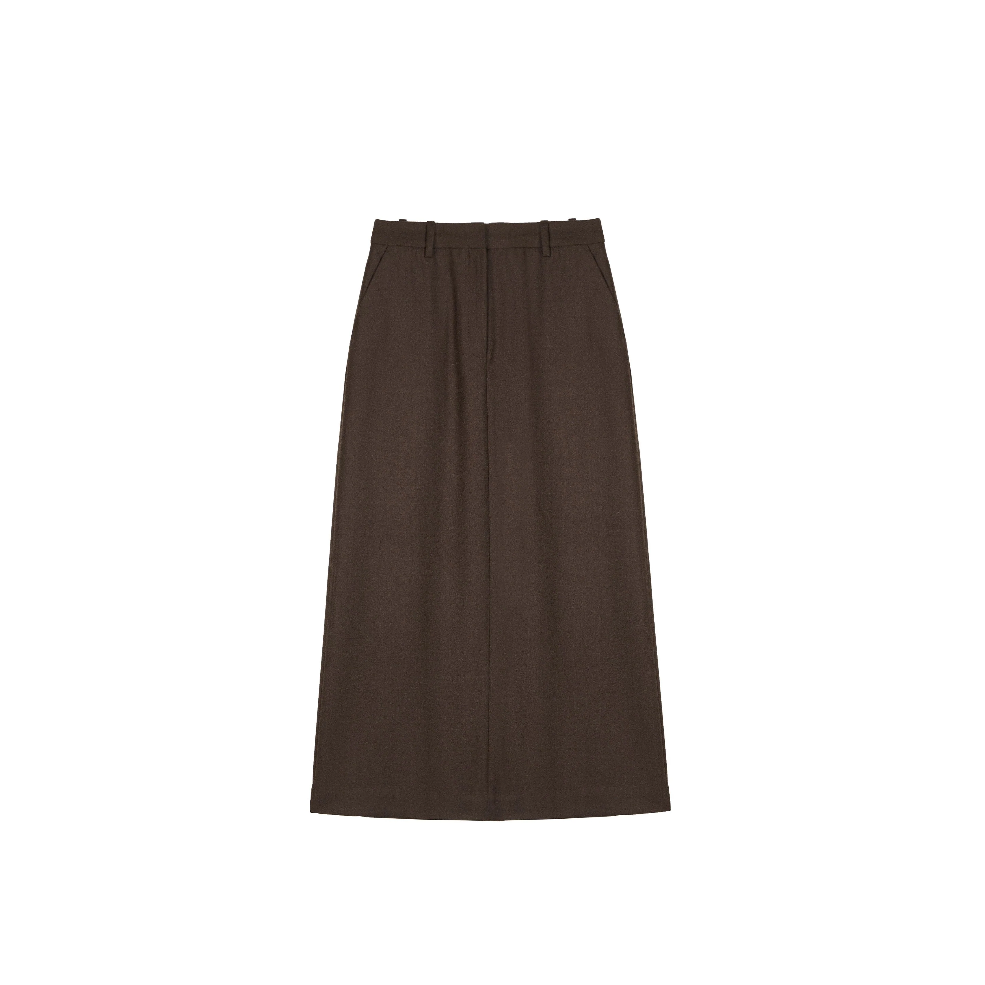 Pleated Merino Wide-Leg Trousers - Image 6