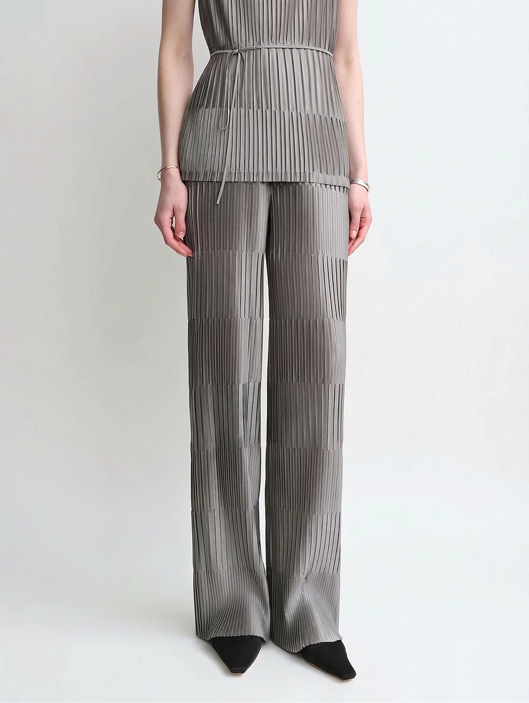 Pleated Panel Pants - Image 6
