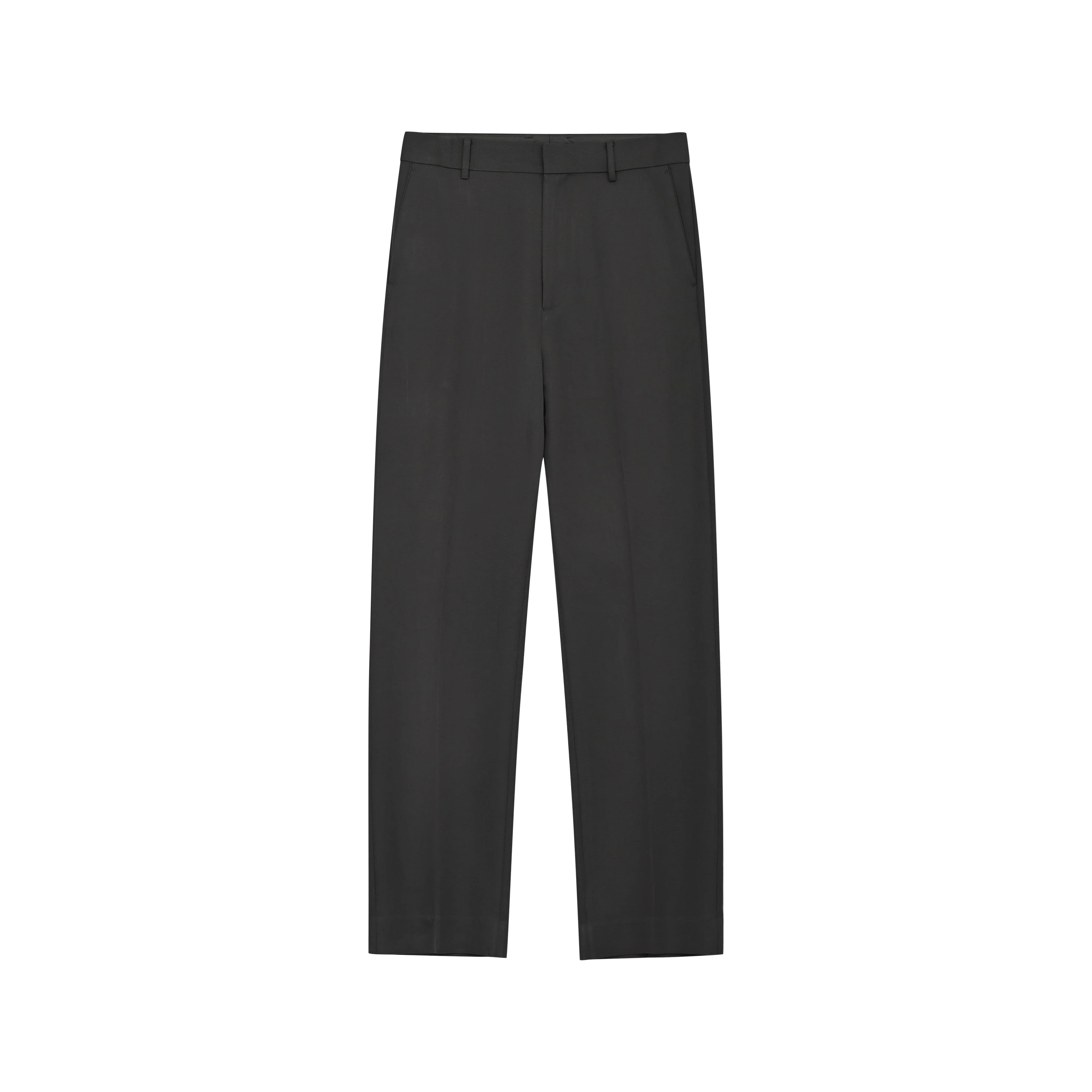 Pleated Straight Trousers - Image 7