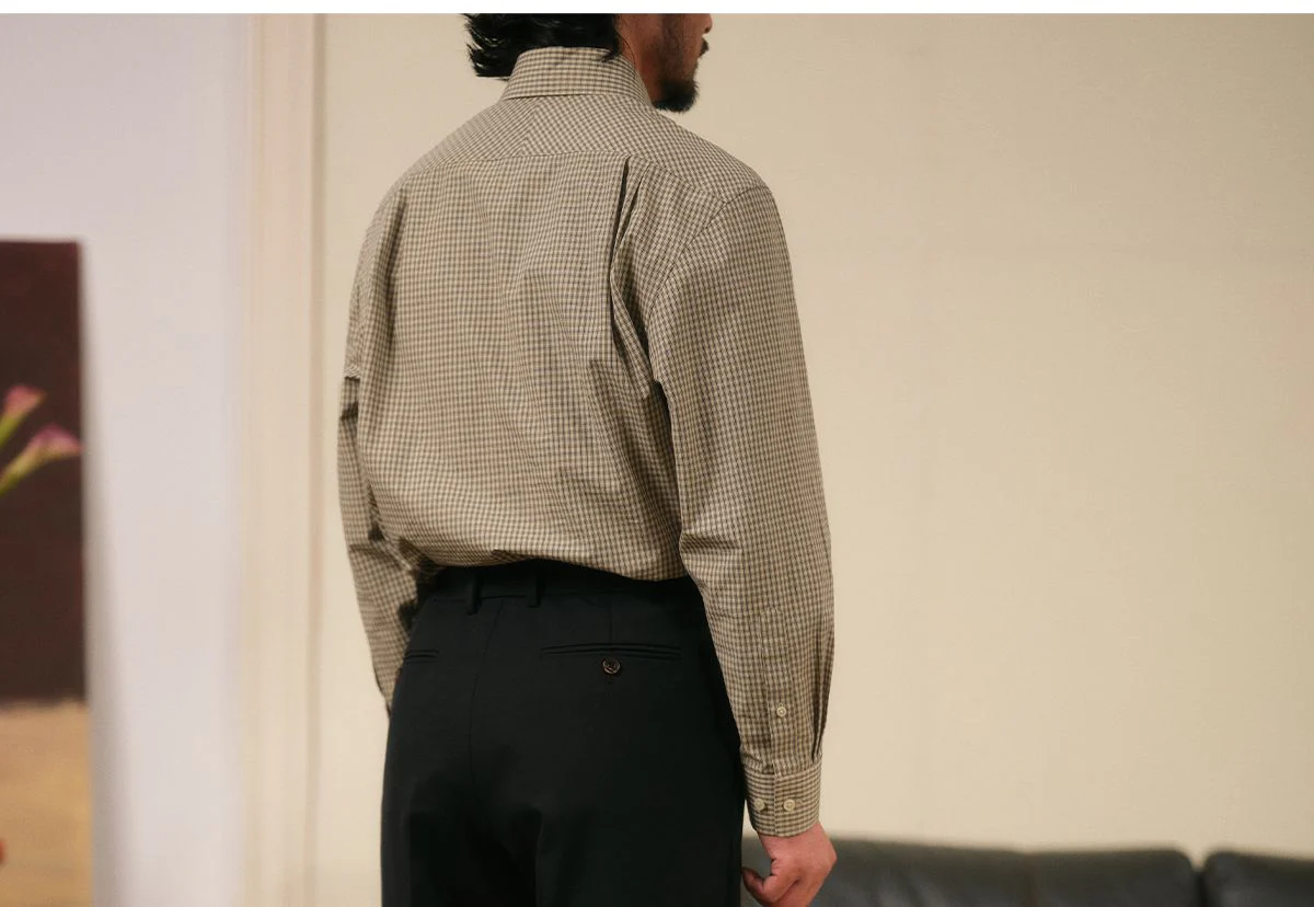 Pleated Straight Trousers - Image 2