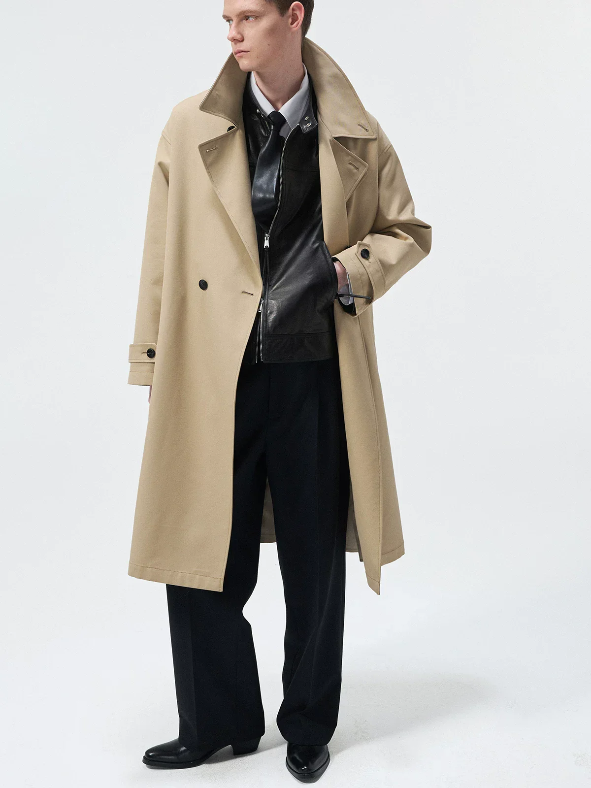 Pleated Suit Trousers - Image 5