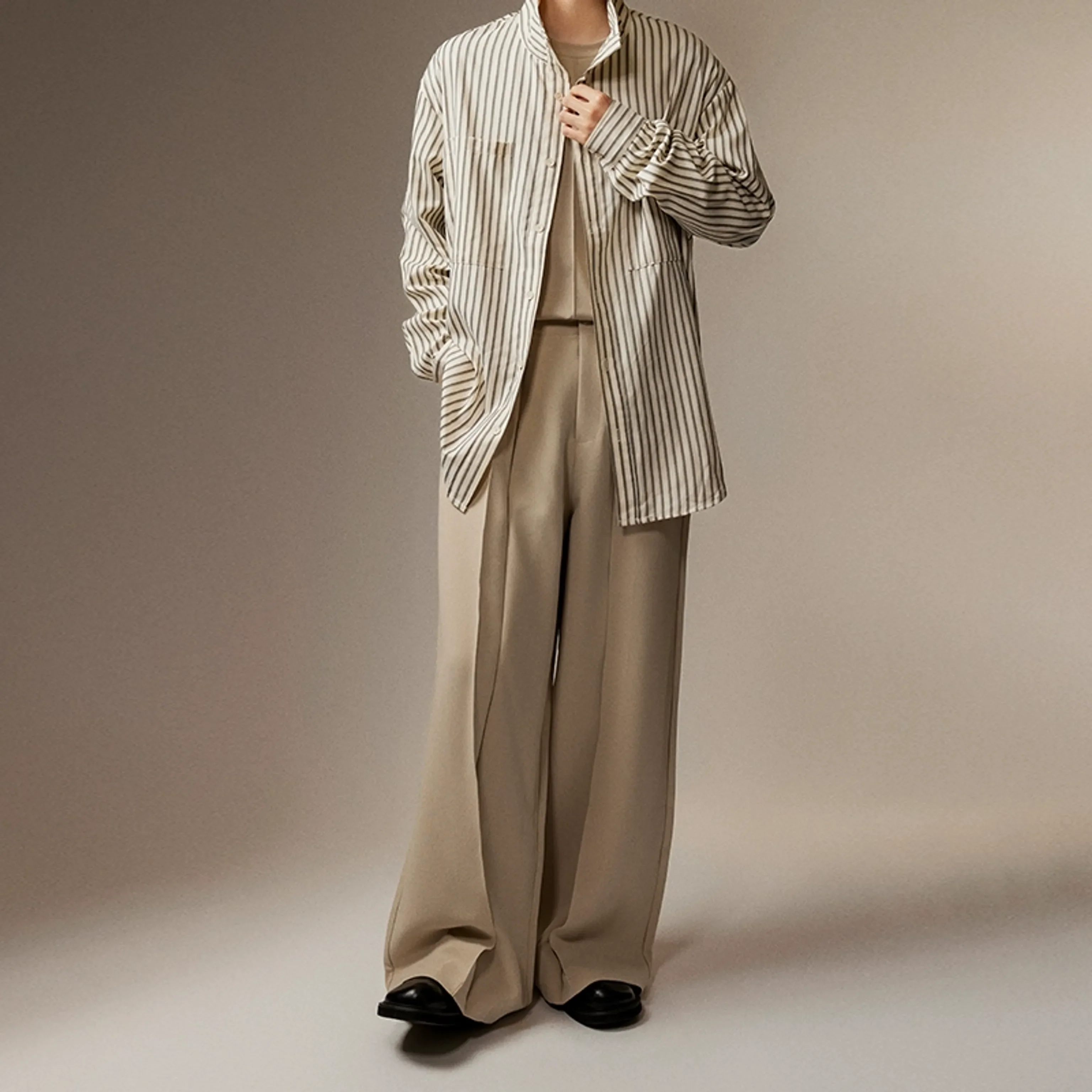 Pleated Suit Trousers - Image 6