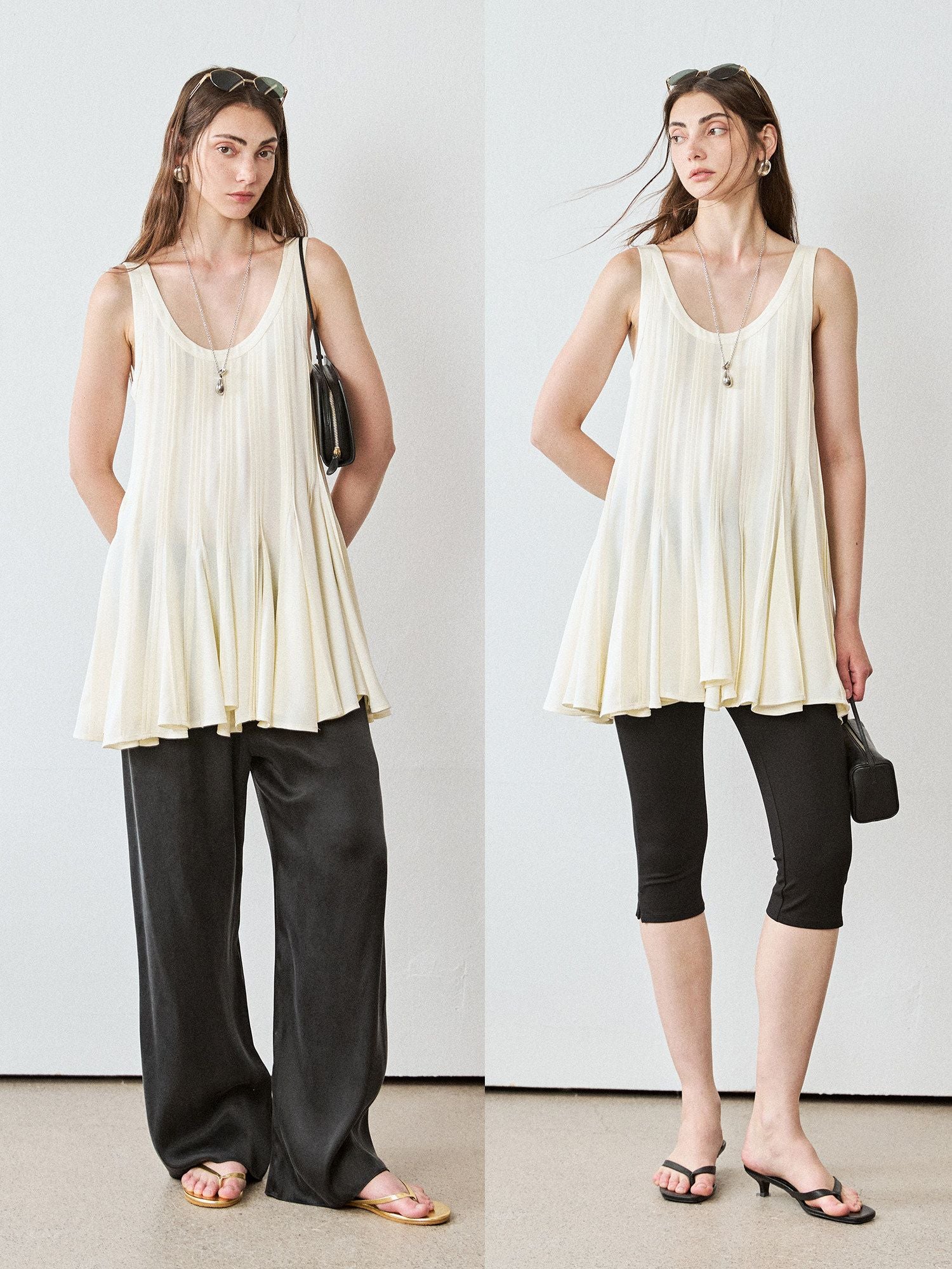 Pleated Swing Tunic - Image 3