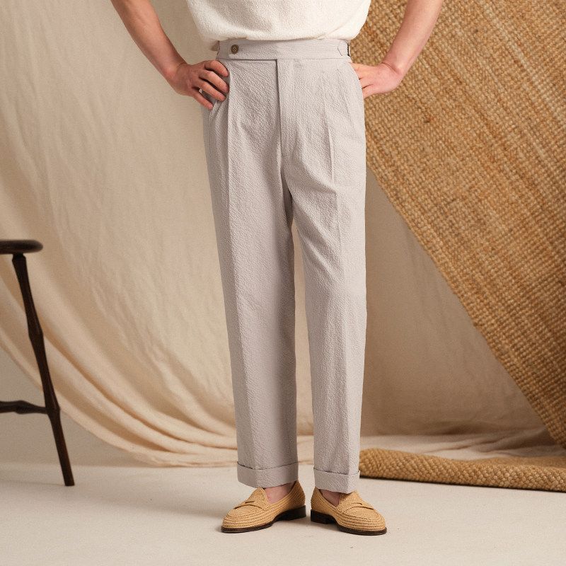 Pleated Tab Trousers - Image 2