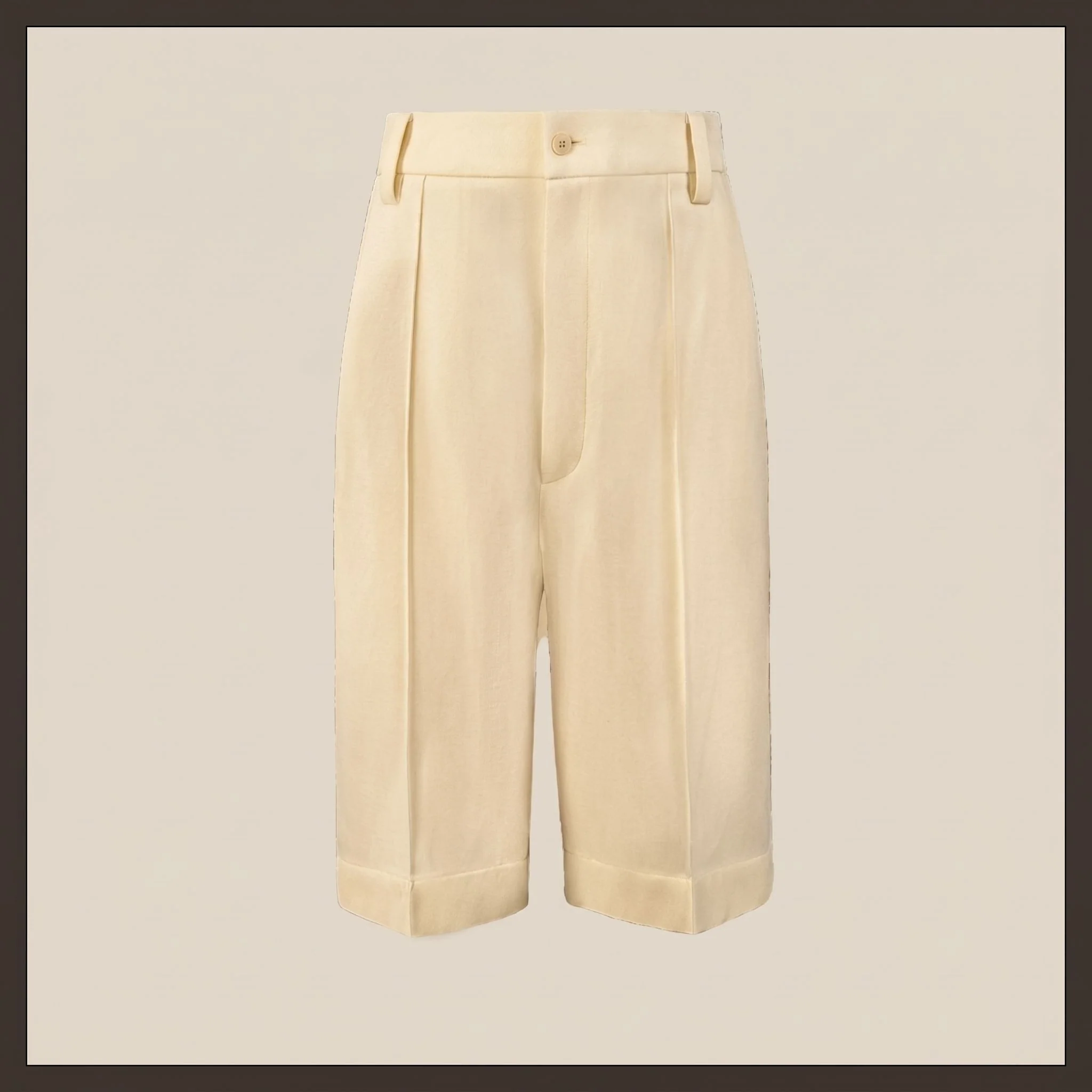Pleated Tailored Shorts - Image 6