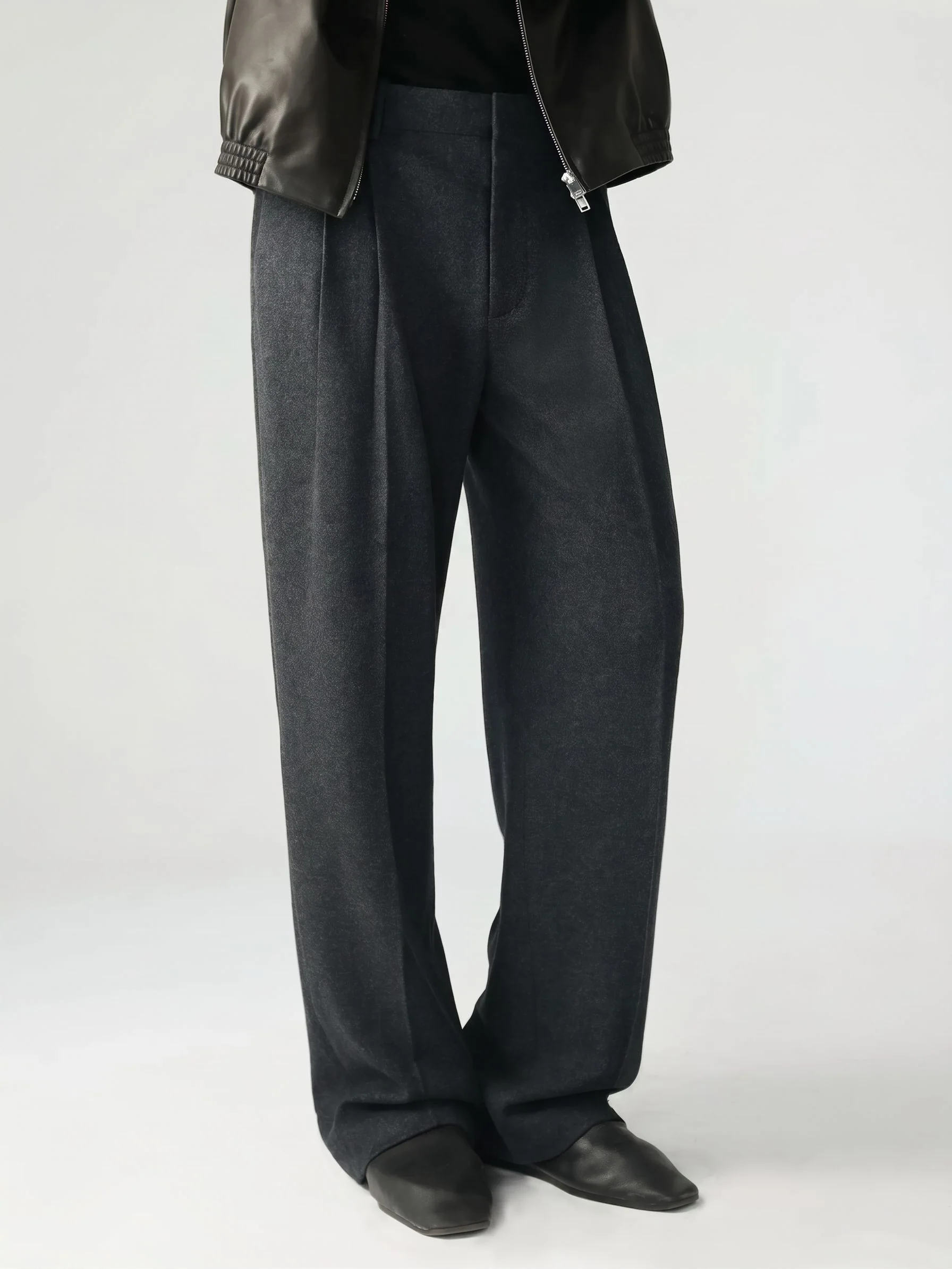 Pleated Tailored Trousers