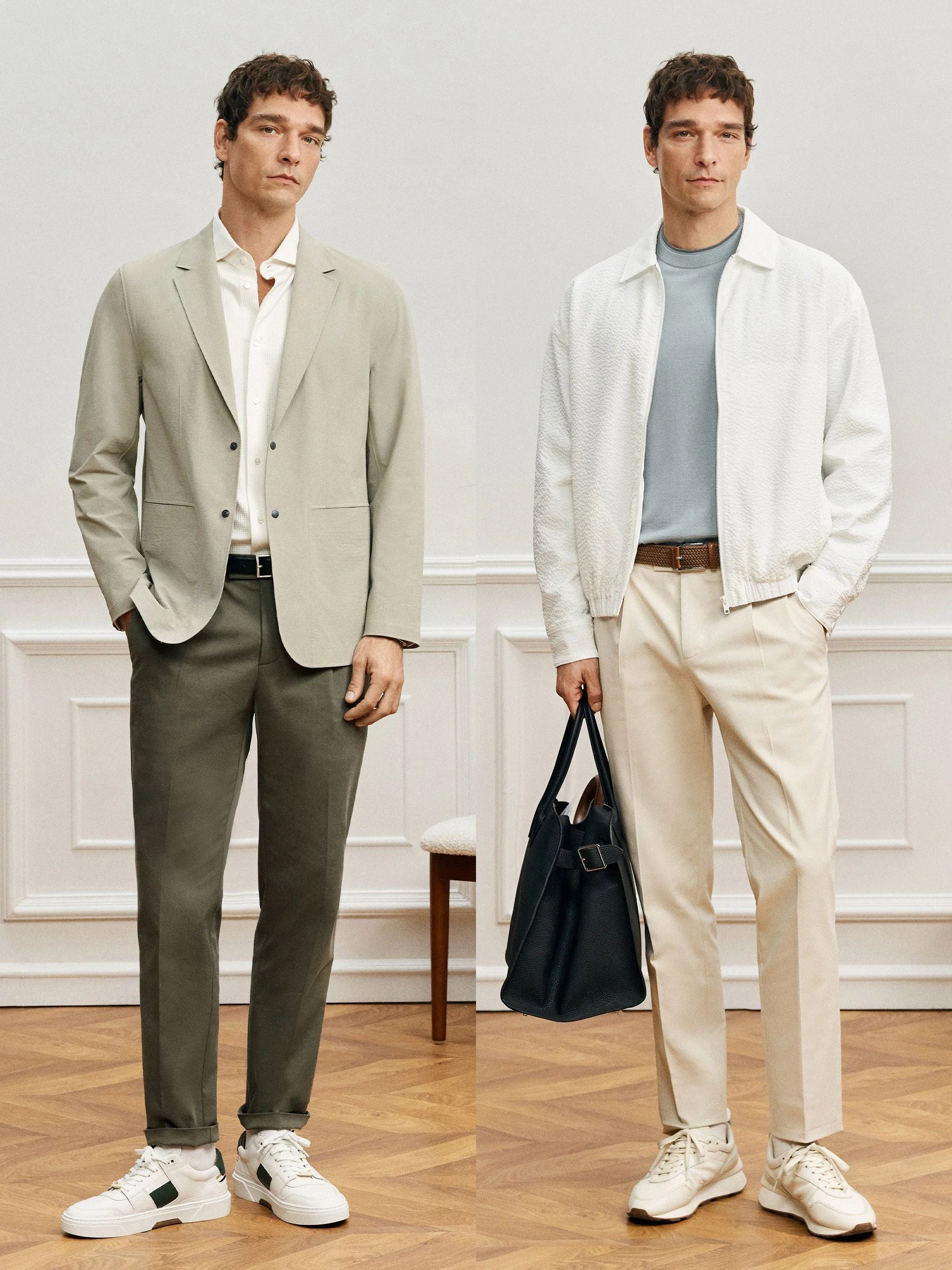 Pleated Tapered Trousers - Image 5